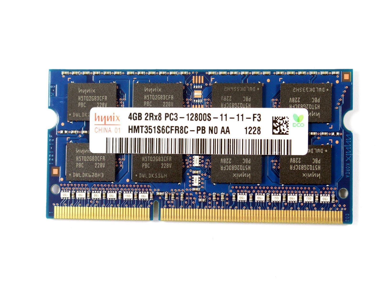 Hynix HMT351S6CFR8C-PB 4GB PC3-12800S DDR3 1600MHz non-ECC Unbuffered Memory