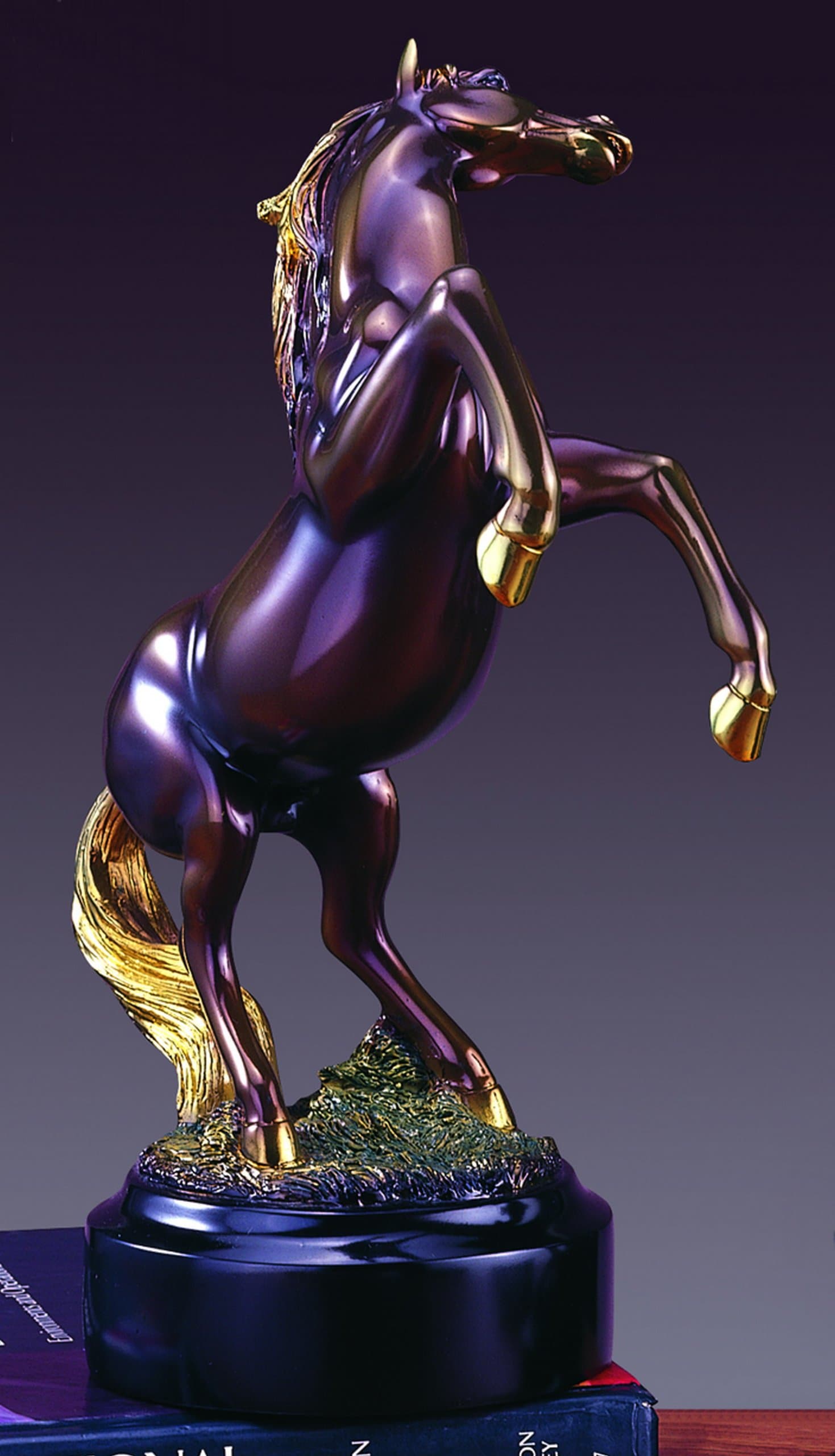 Rearing Horse Statue - Sculpture