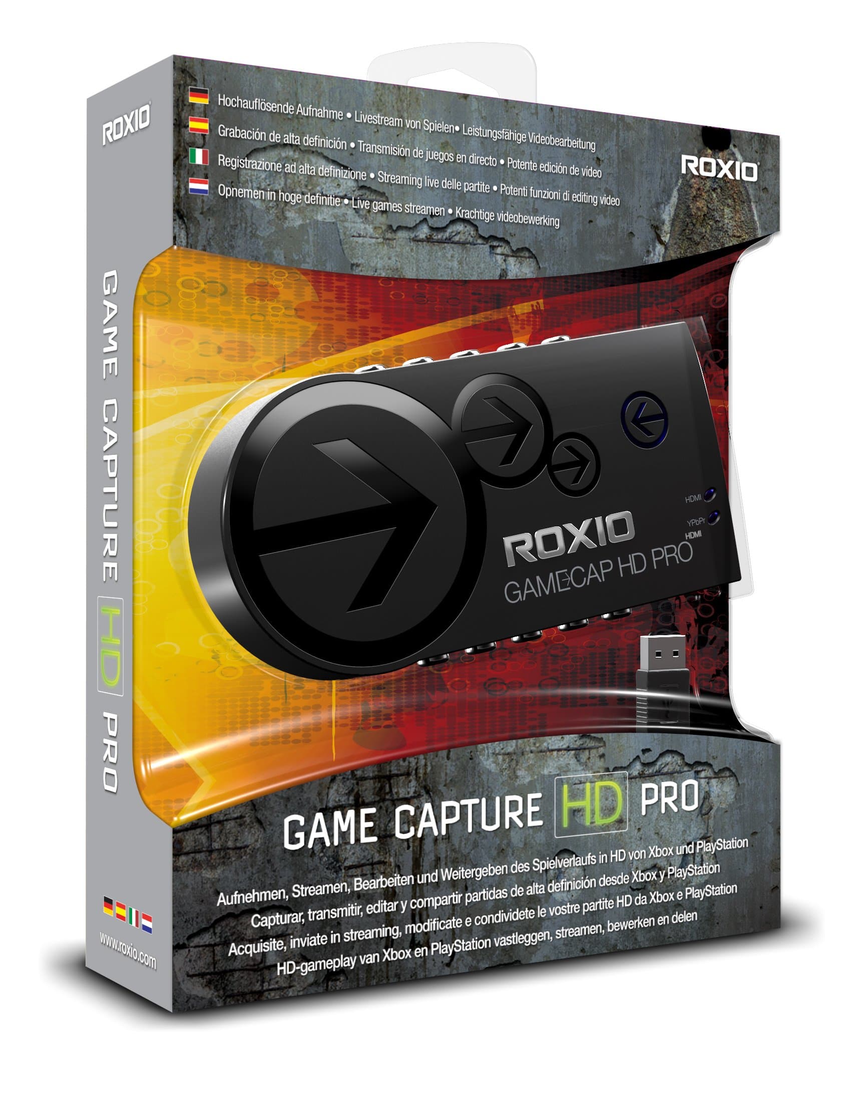 Roxio Game Capture HD PRO Video Capture Device and Editing Software for PC