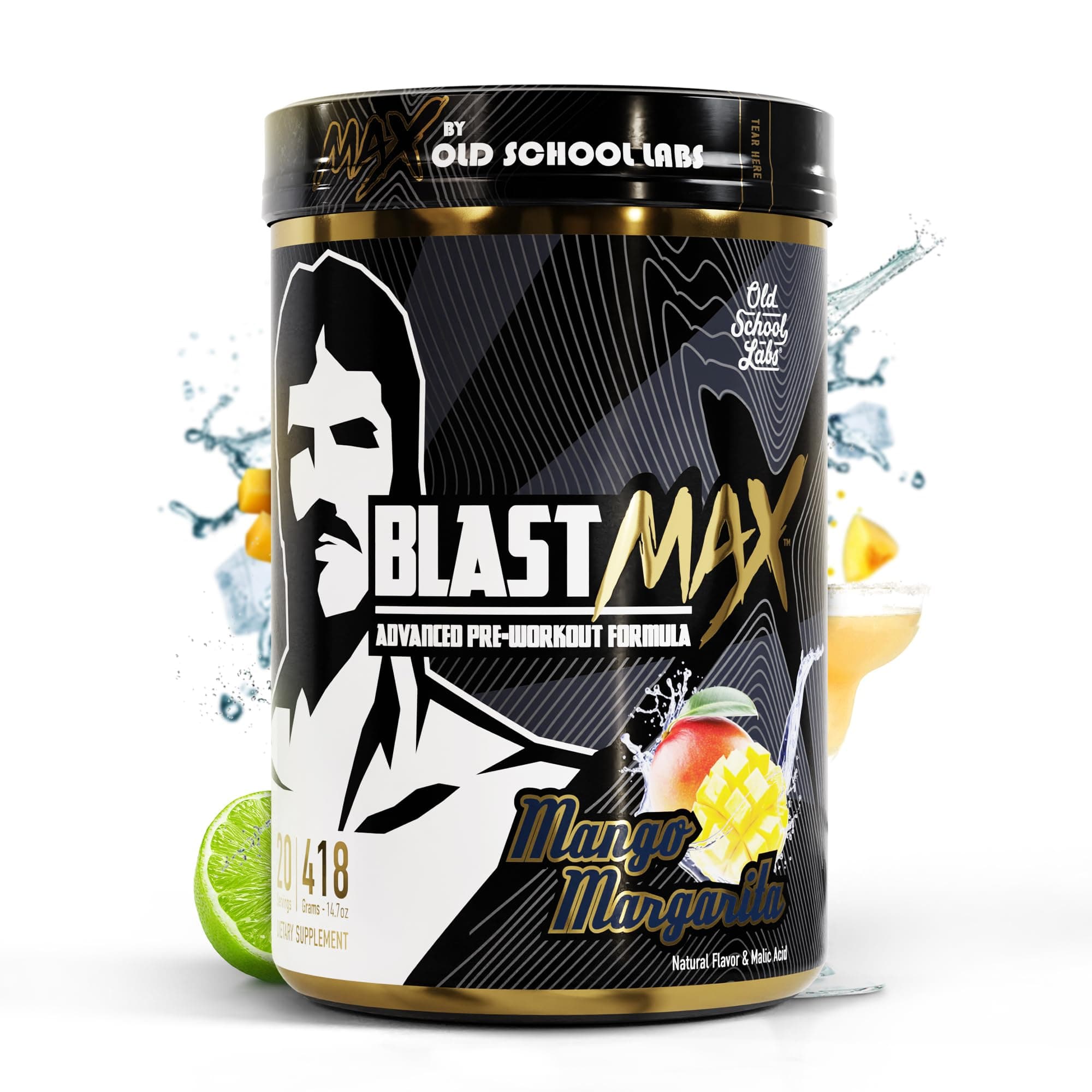 Blast Max – High-Stim Pre-Workout Powder – Highly Acclaimed Fully Stacked Pre Workout Energy Drink for Max Pumps, Max Focus, and Max Power – Sugar-Free & Natural Flavors – 20 Stacked Servings