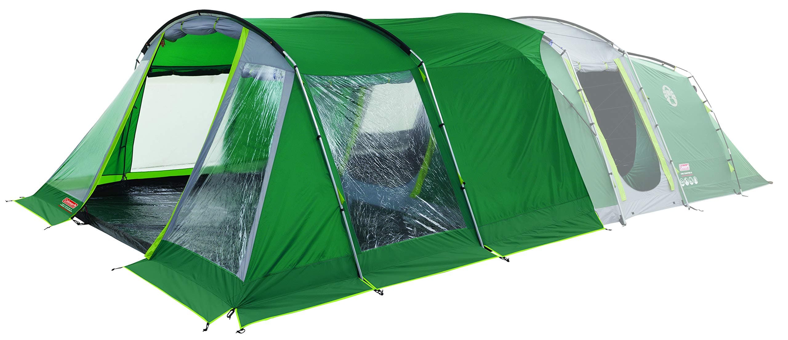 Coleman Oak Canyon 6 Front Extension, Large Vestibule for Oak Canyon 6 Tents, Sturdy Steel Construction, Large Closable PVC Windows, 100 Percent Waterproof, 4.500 HH