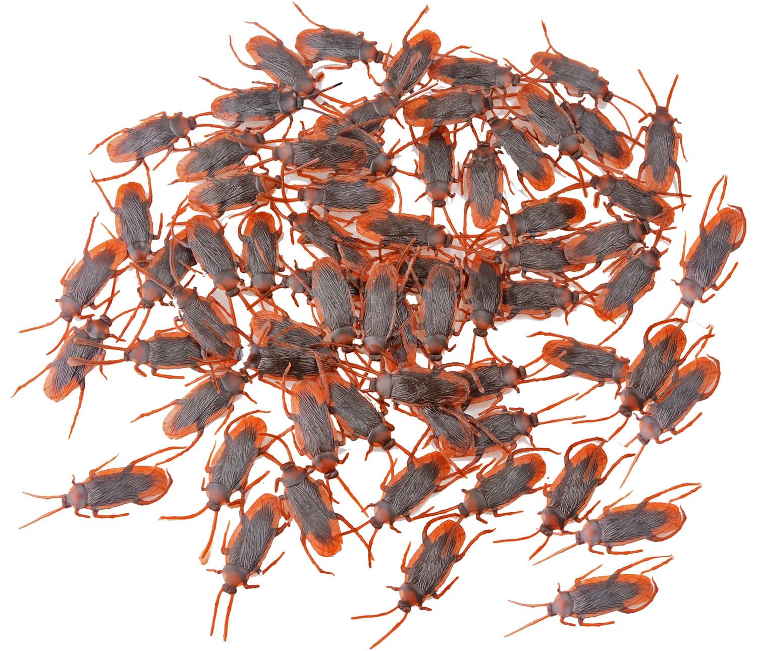 60 Pieces Disgusting Realistic Looking Fake Cockroaches for Halloween Party Favors and Decorations