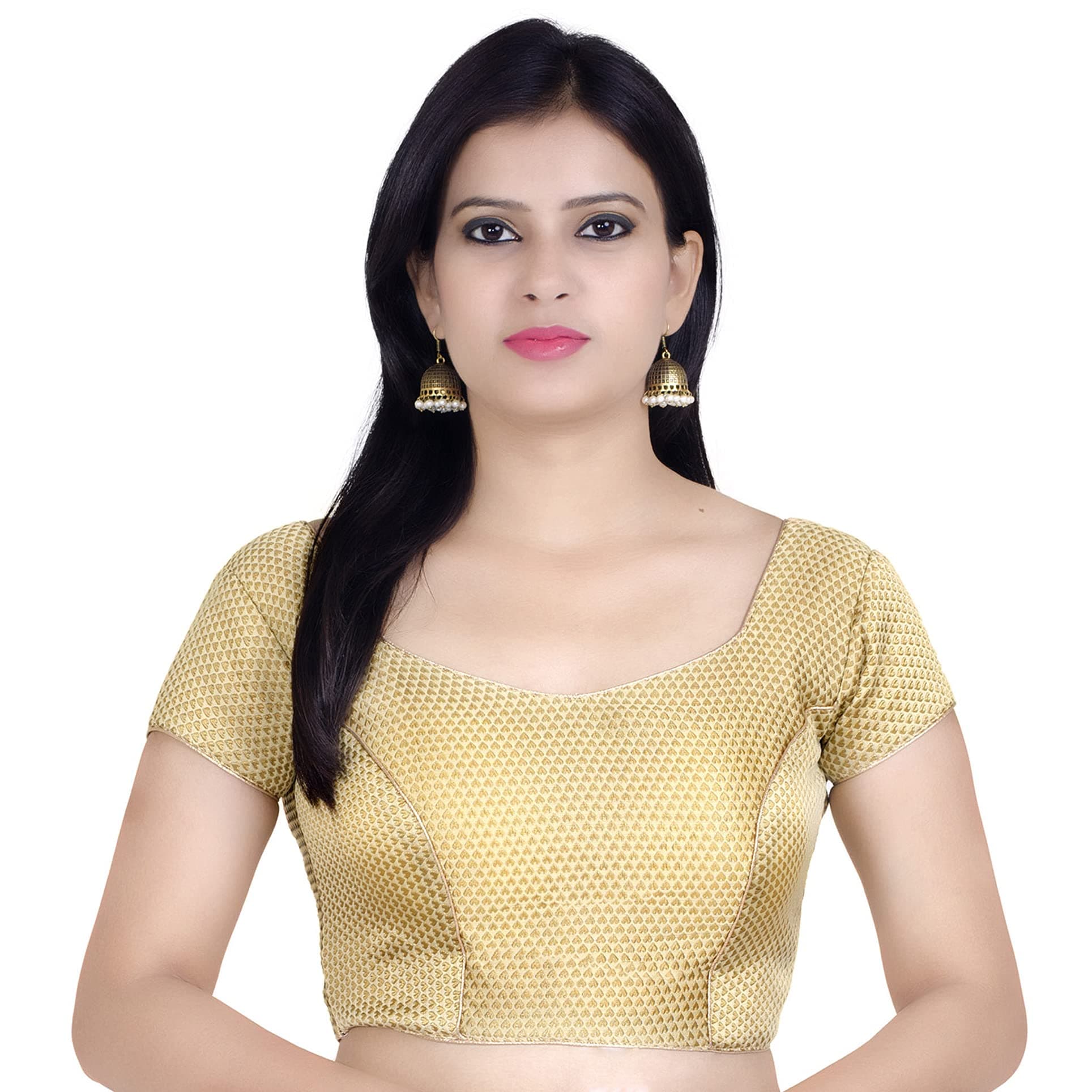 ChandrakalaBrocade Banarasi Blouses for Women sarees,Readymade (B106)