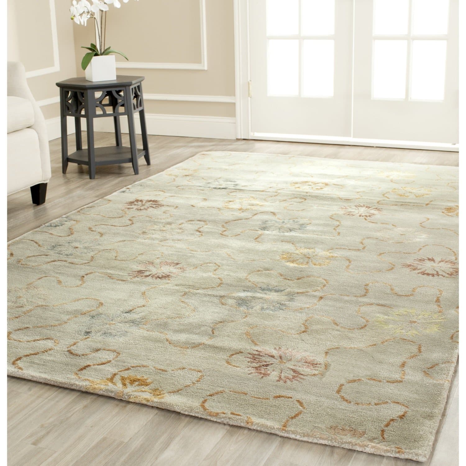 Garland Pearl/Grey Rug Rug Size: 5'6" x 8'6"