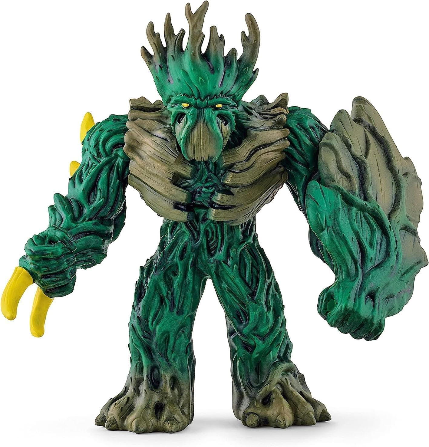 schleich Eldrador Creatures - 6” Jungle Emperor Action Figure with Movable Arms and Shield - Tree Beast Toy with Rotating Head - Large Fantasy Monster Figurine for Battle Play - Kids 7+ | 70151