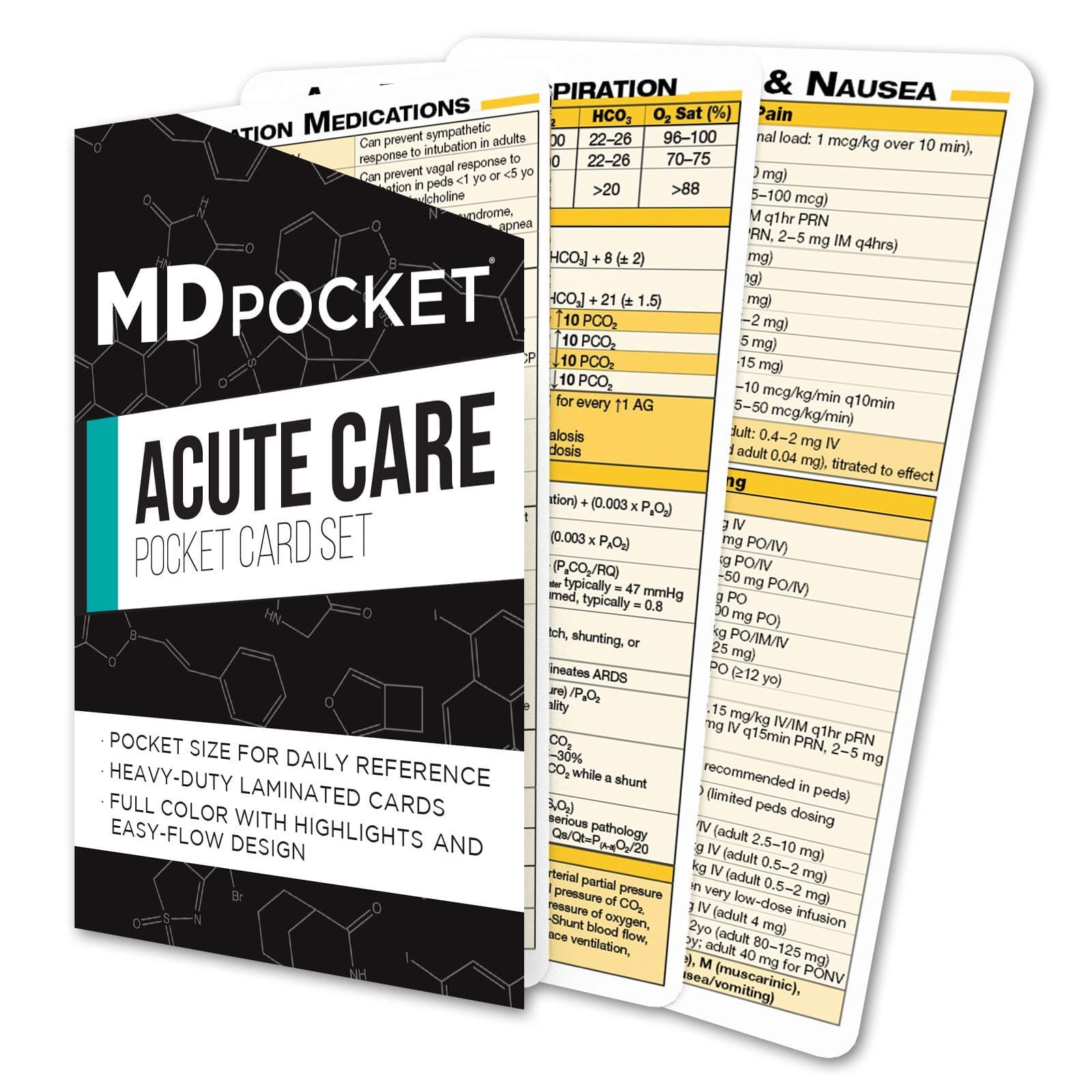 MDpocket Acute & Critical Care Card Set