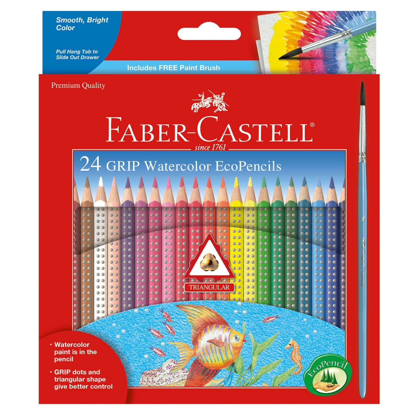 Faber Castell Watercolor EcoPencils, set of 24