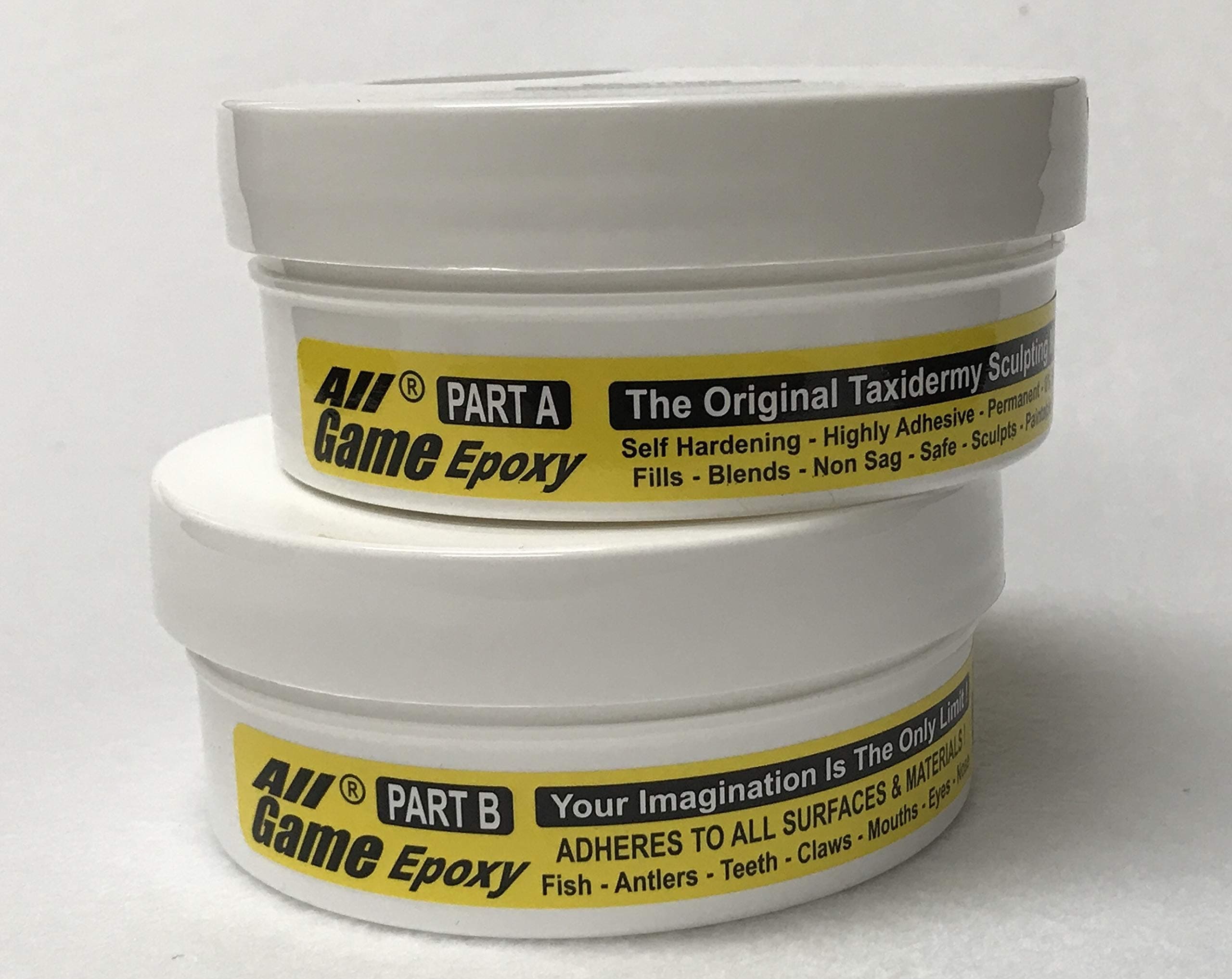 All Game Epoxy - 1.5 lb. Unit - Sculpting & Modeling Epoxy Putty Taxidermy Antler Art Crafts Deer Fish Carving - All-Game - Filler Restoration Reptiles Mammals Birds
