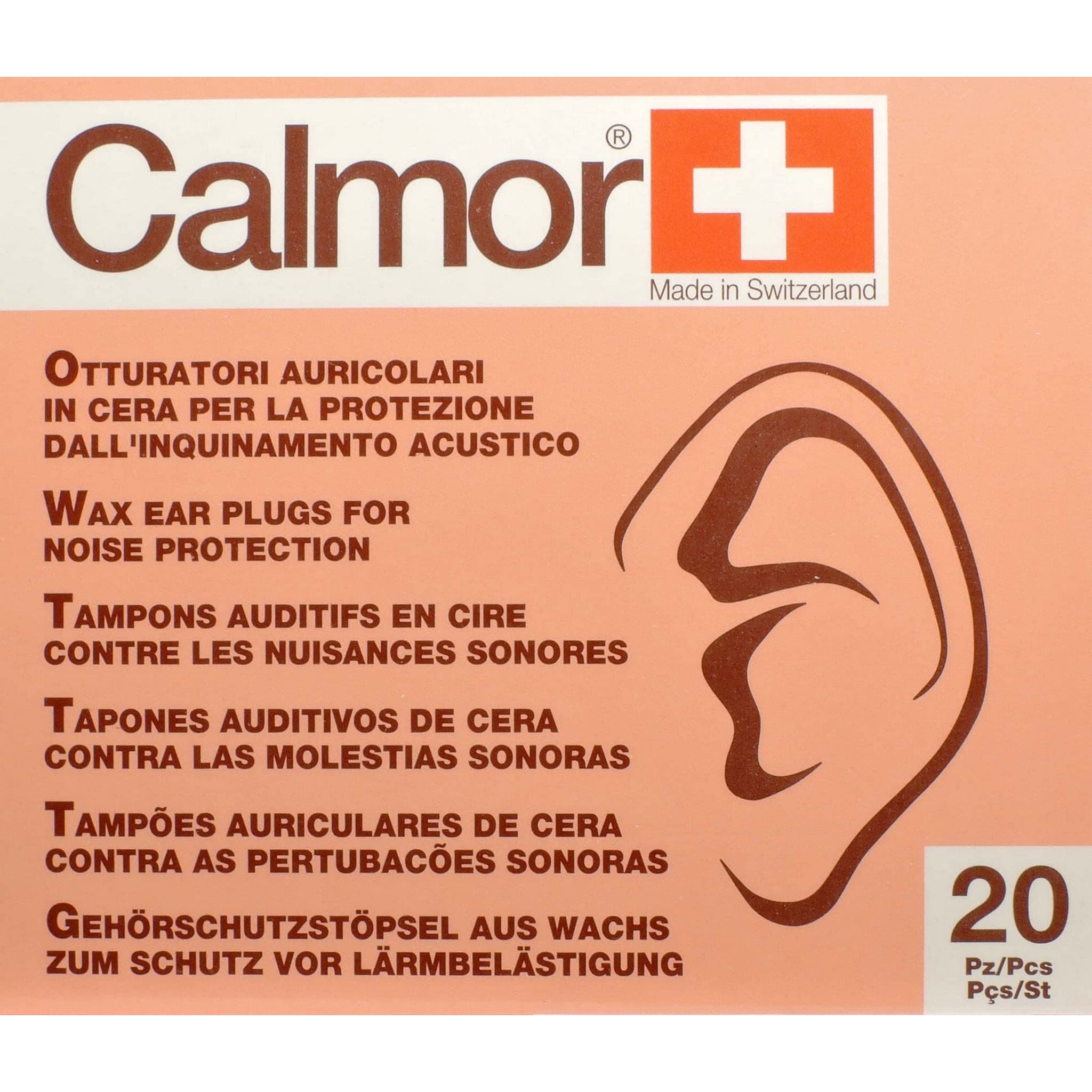 Calmor Anti-sound Earplug - 20 Pieces