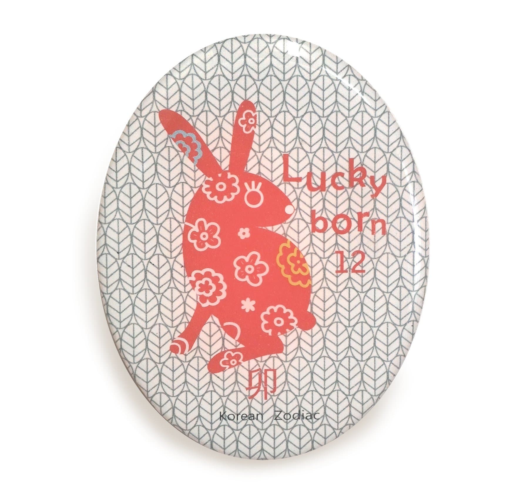 Luckyborn12 Zodiacs Fridge Magnetics _Red Rabbit 2.2β X 2.8.β