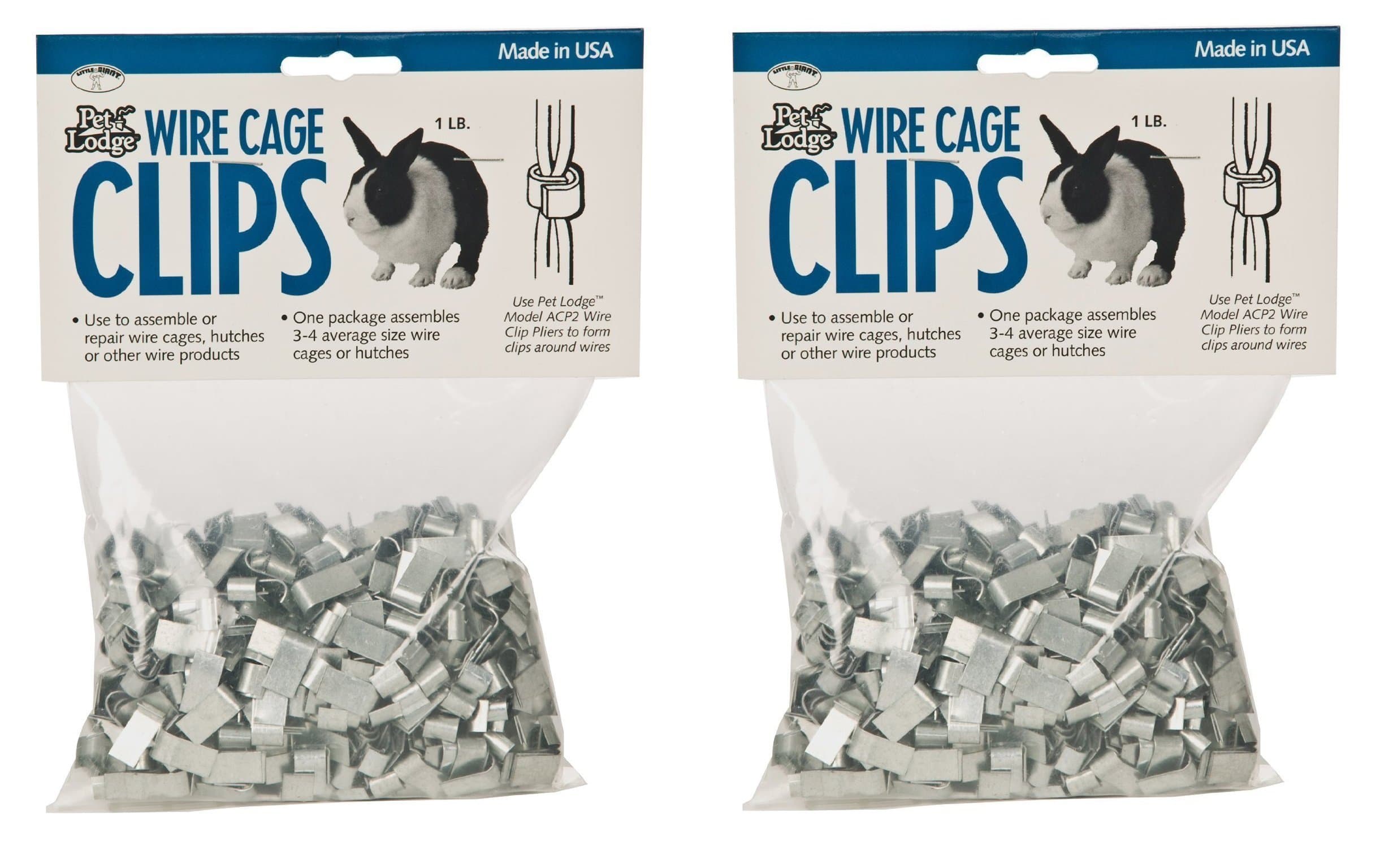 Miller Manufacturing ACC1 Wire Cage Clips (Pack of 2)