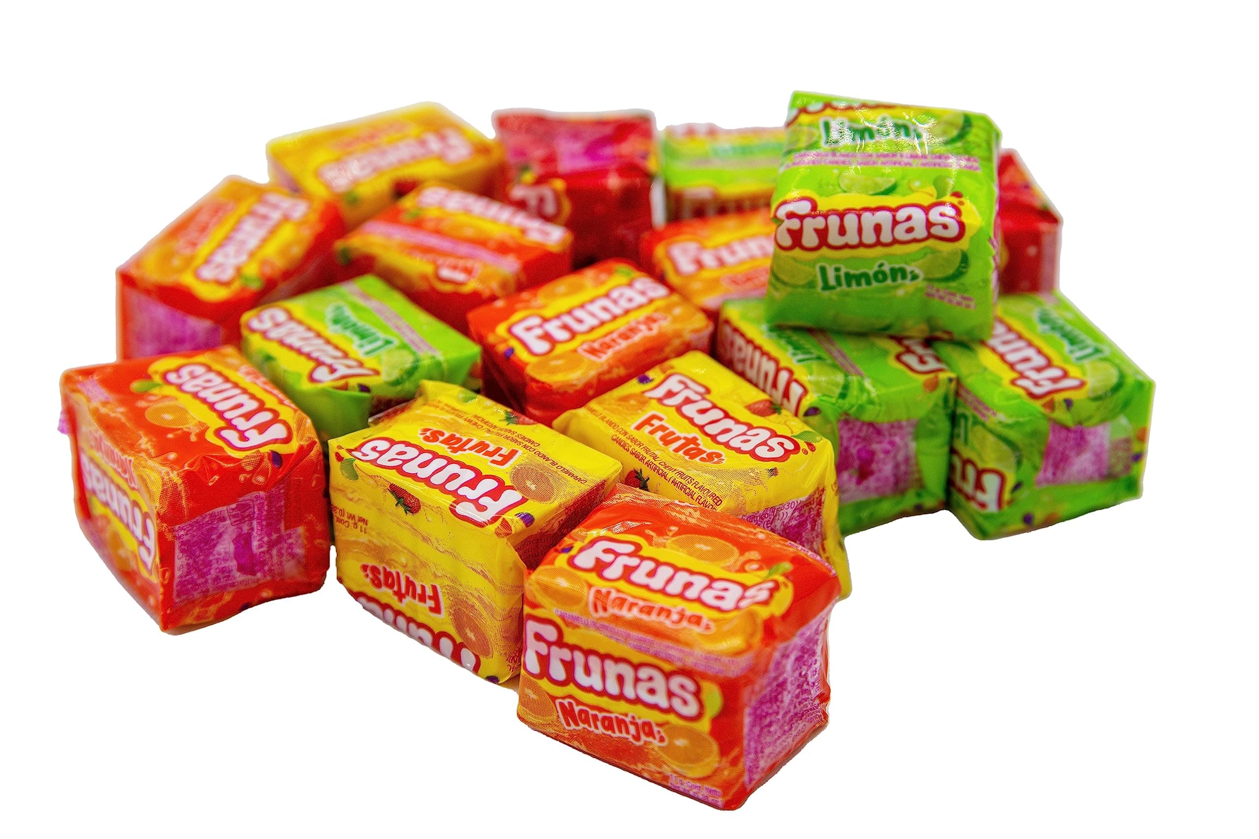 16-Variety Fruity Colombian Candy Bundle - Includes 16 Packs of Frunas Candy, Chewy Colombian Snacks - Dulces Colombianos - Comes in Despensa Colombiana Pack (Pack of 16 Variety Candies)