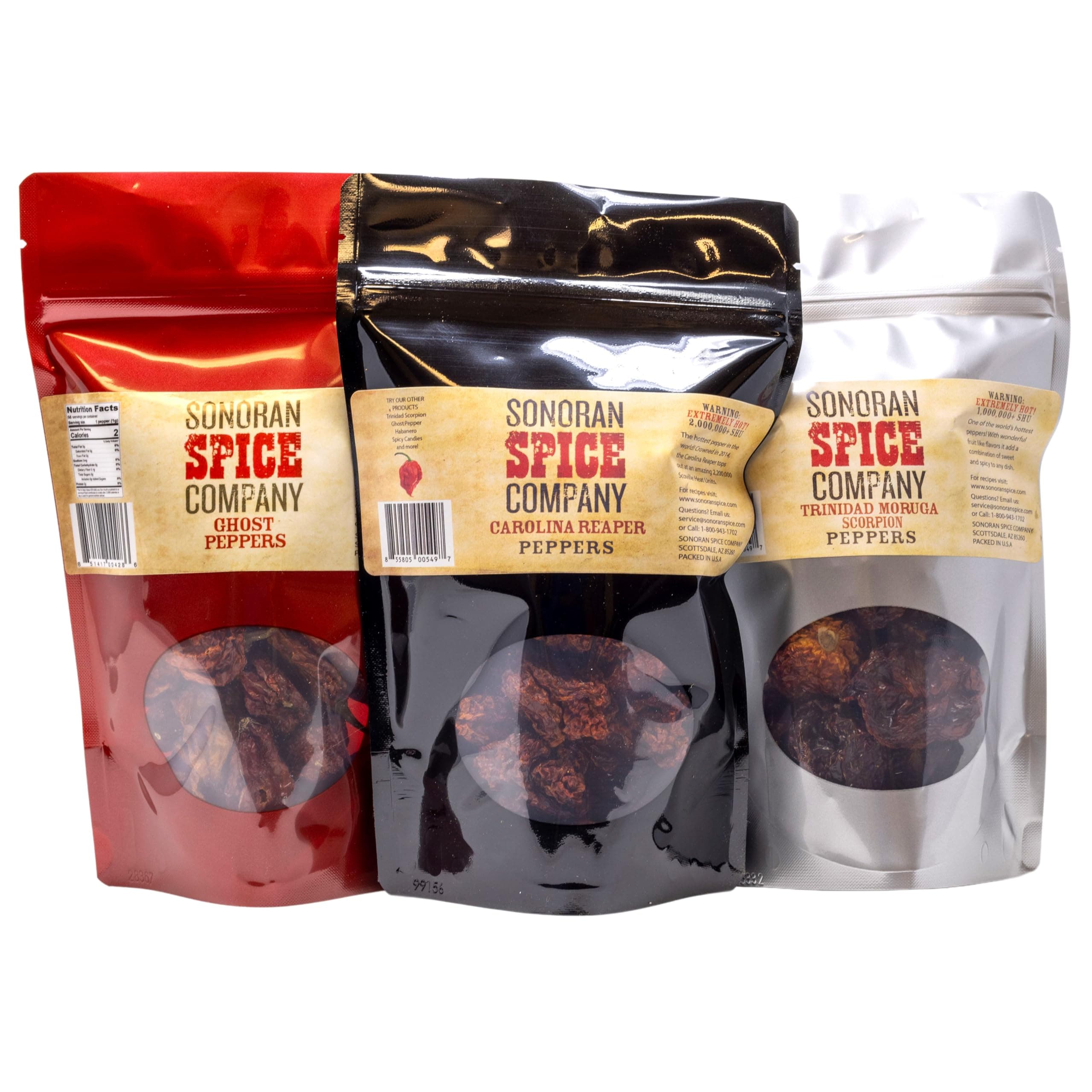 World's Hottest Peppers 3 Pack