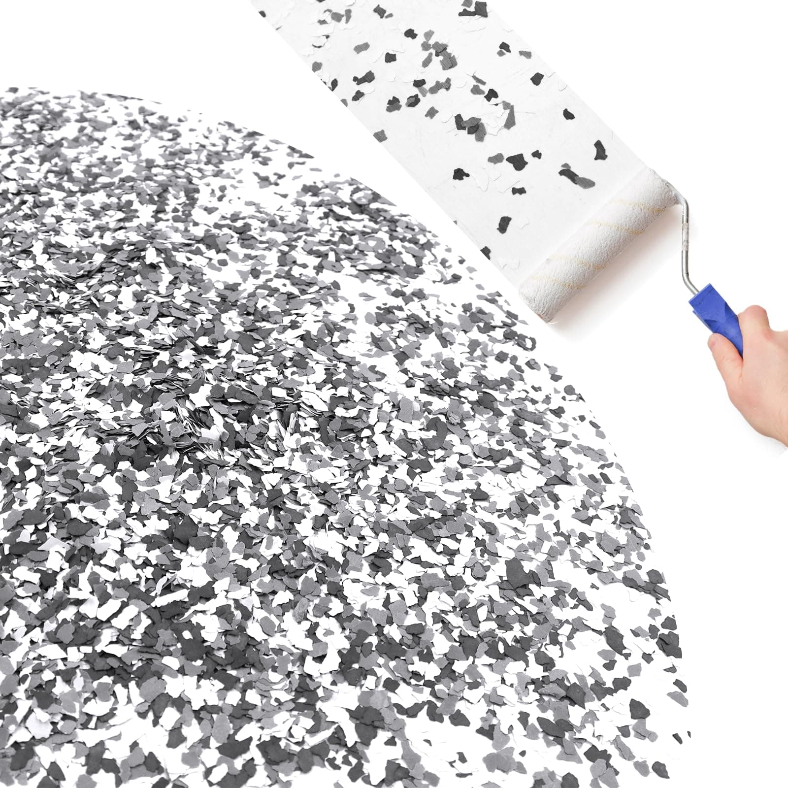 Epoxy Flakes,454g/ 1Lb Blend Decorative Color Chips Concrete Coatings Garage Epoxy Kit for Garage, Wall Interior and Exterior House Paint