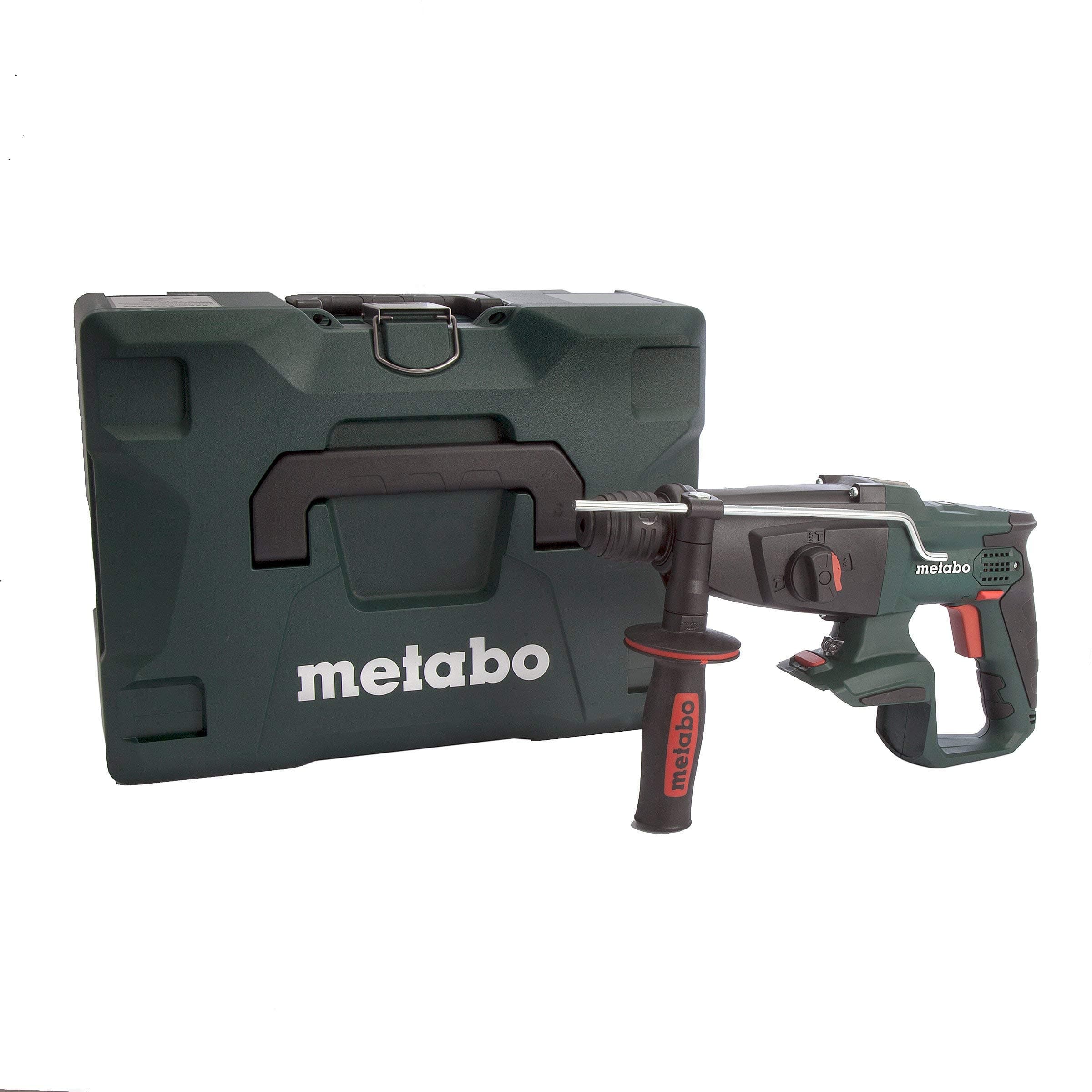 Metabo 600210840 KHA18LTX 18 V Li-Ion SDS Plus Hammer Drill with Metaloc Carry Case-Green, 1