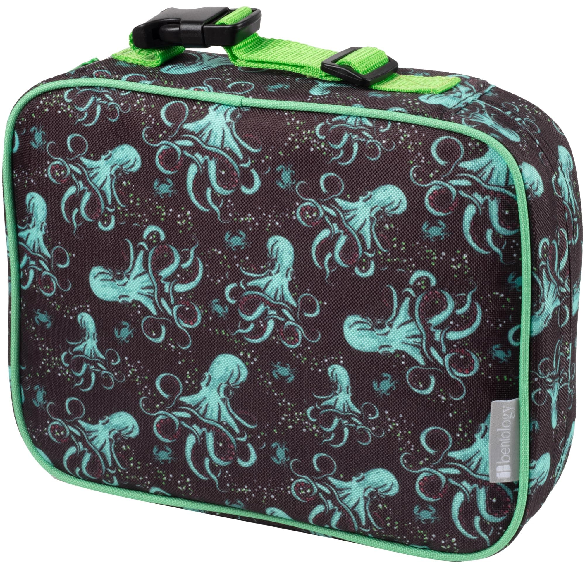 Bentology Insulated Lunch Bag for Kids & Adults- Reusable Thermal Sleeve w Clip on Handle- Easy to Clean Water-Resistant Lunchbox Tote- Mini Cooler Bag for Work School, Picnic, Daycare- Back to School