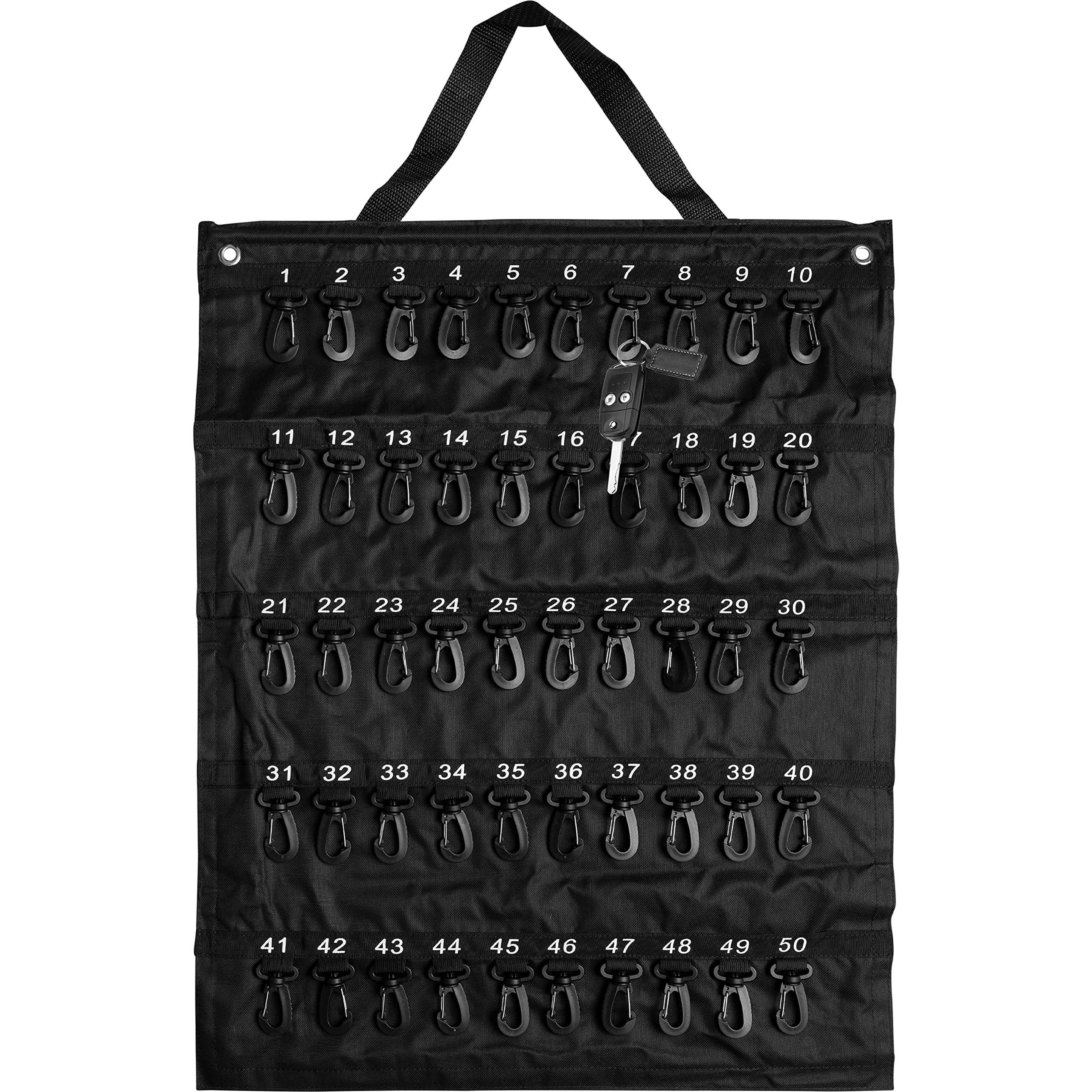 EZ lineRollable Key Case, Roll Up Key Organizer, Roll Up Key Case, Flexible Durable Vinyl, 50 Keys