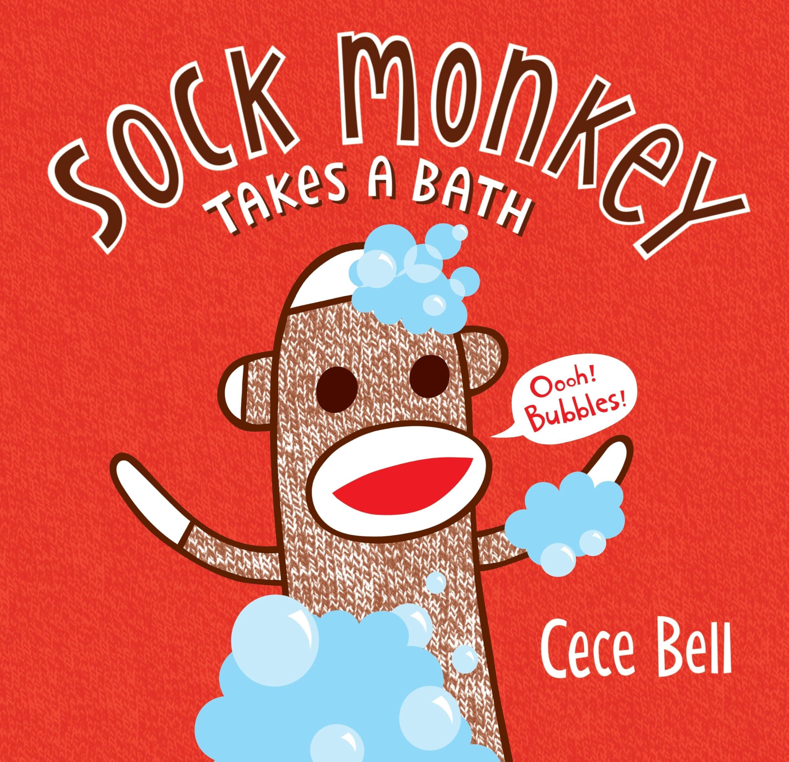 Sock Monkey Takes a Bath (Cece Bell's Sock Monkey)