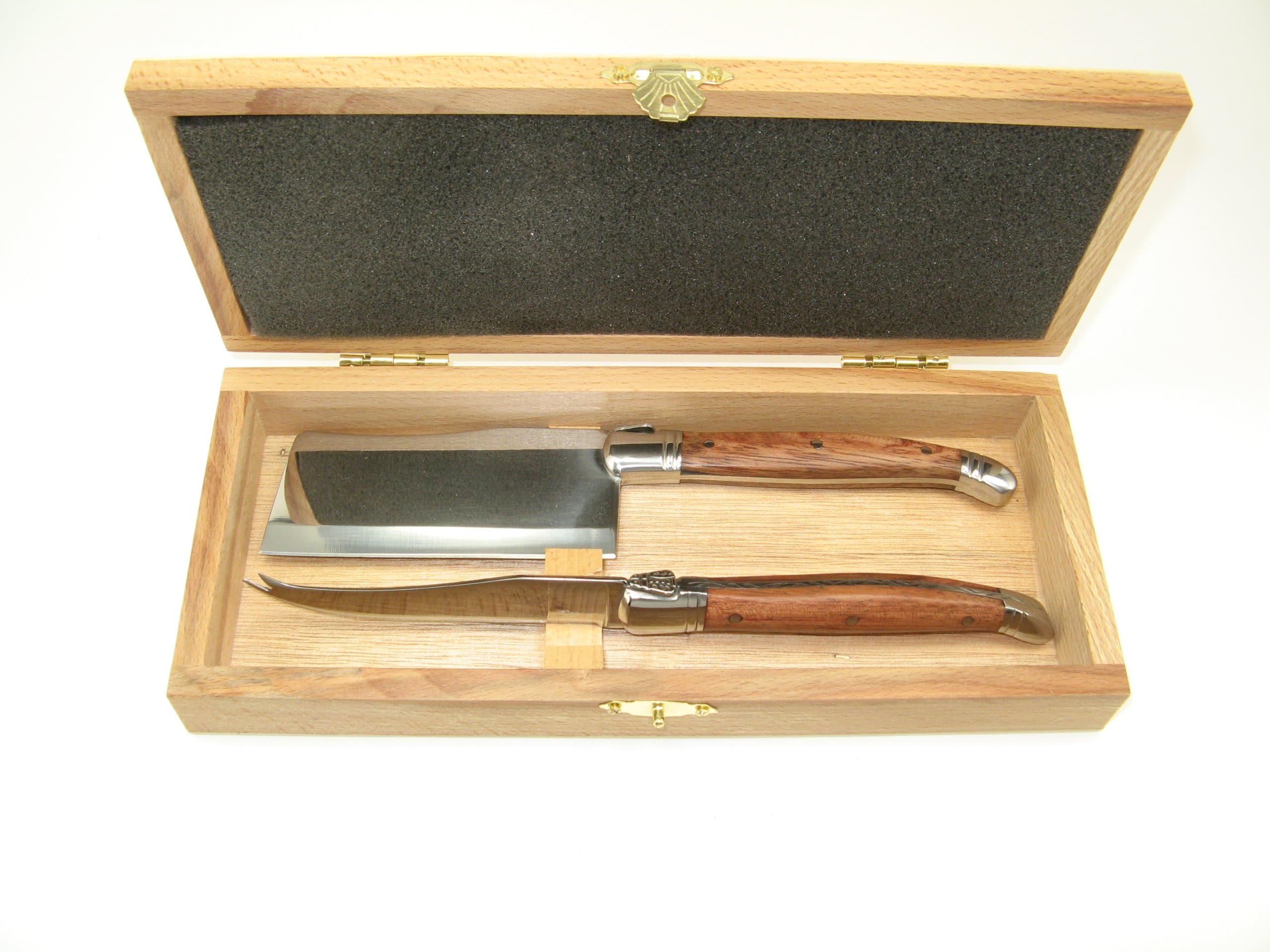 Fleur de Lys Laguiole Rosewood 2 piece cheese set