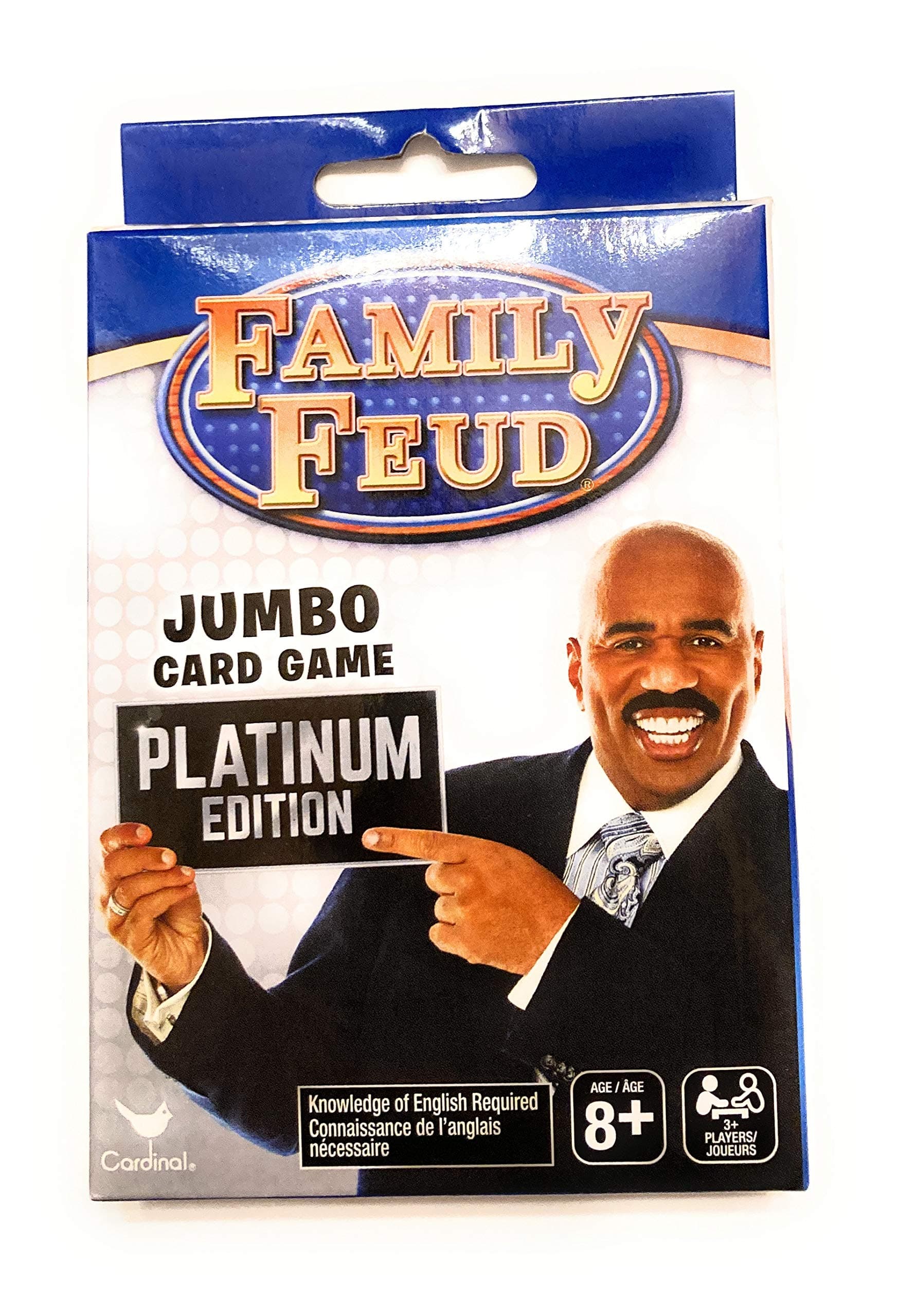 Family Feud Jumbo Card Game Platinum Edition