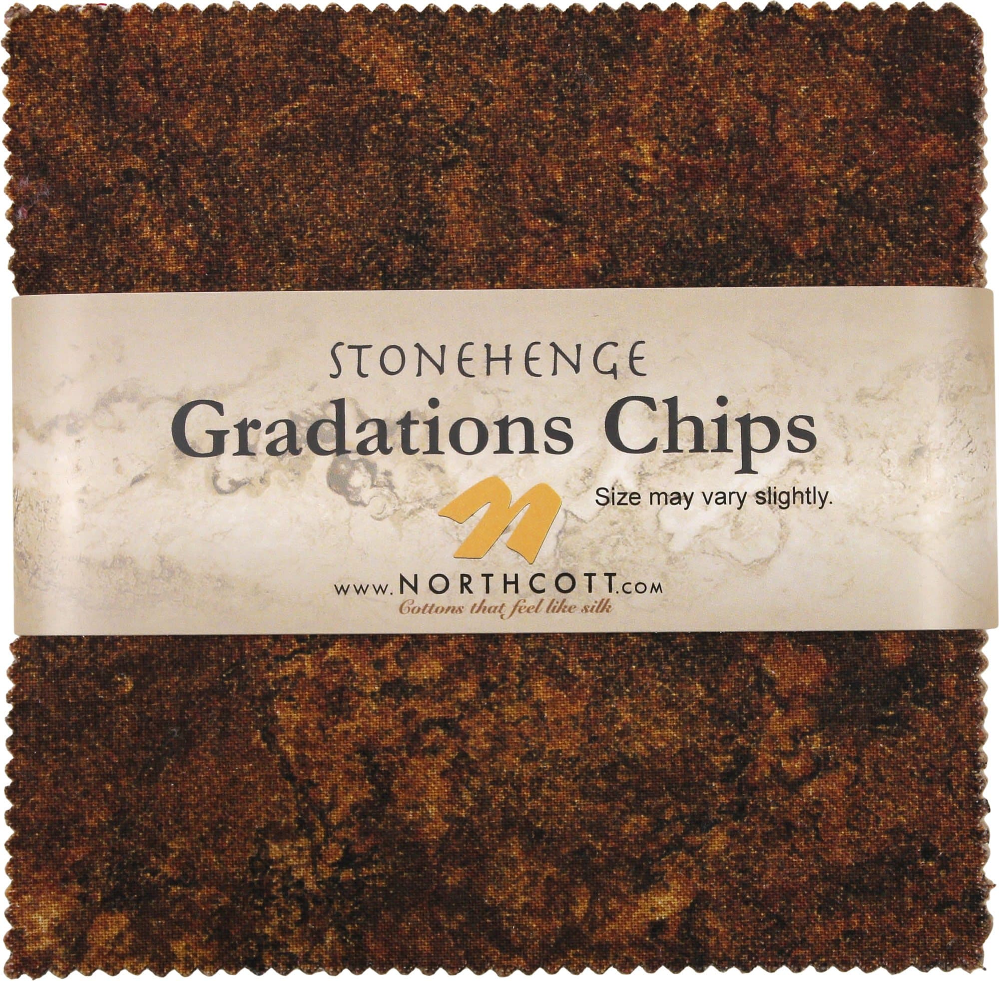 Stonehenge Gradations Iron Ore Stone Chips 42 5-inch Squares Charm Pack Northcott