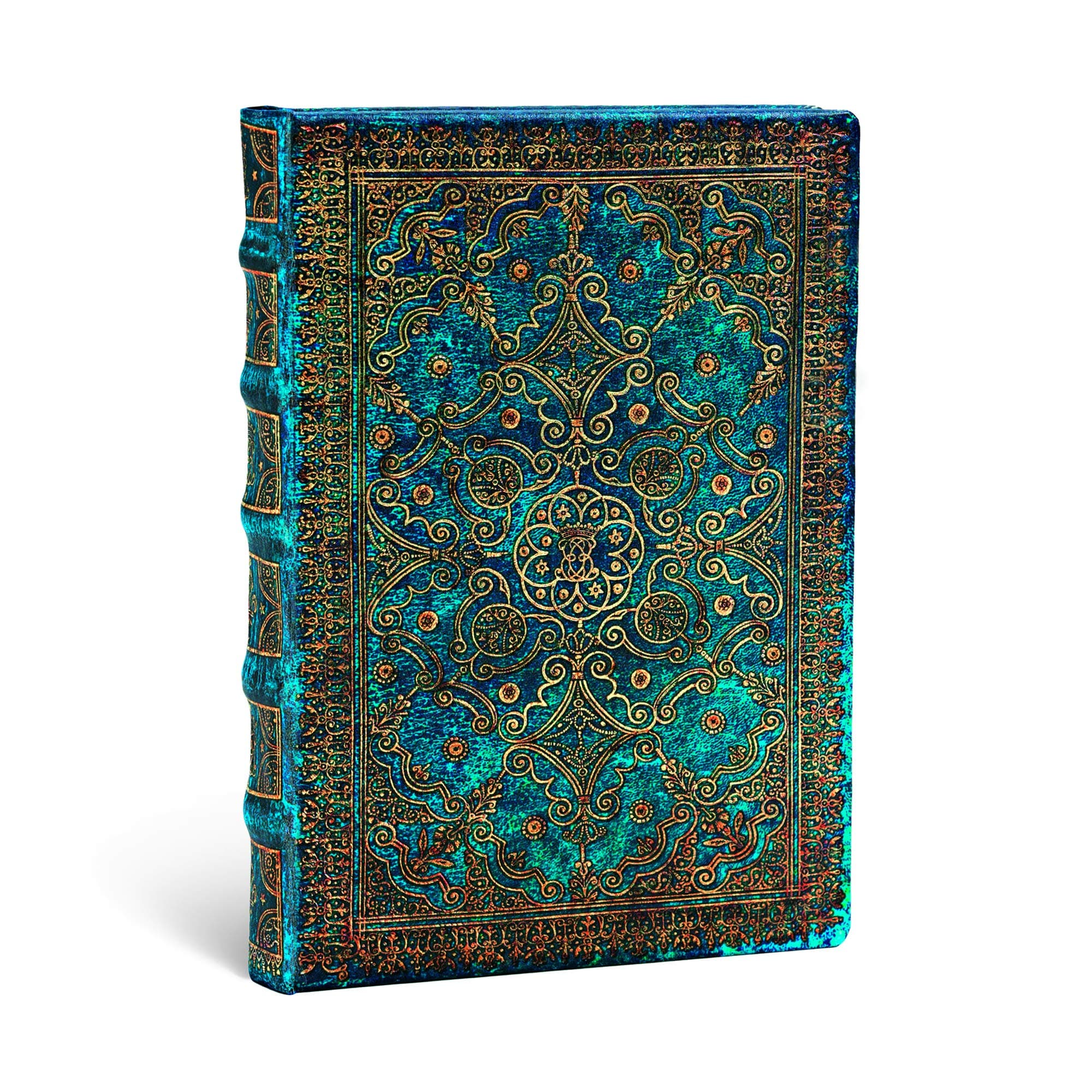 Azure (Equinoxe) Midi Lined Hardcover Journal (Elastic Band Closure)