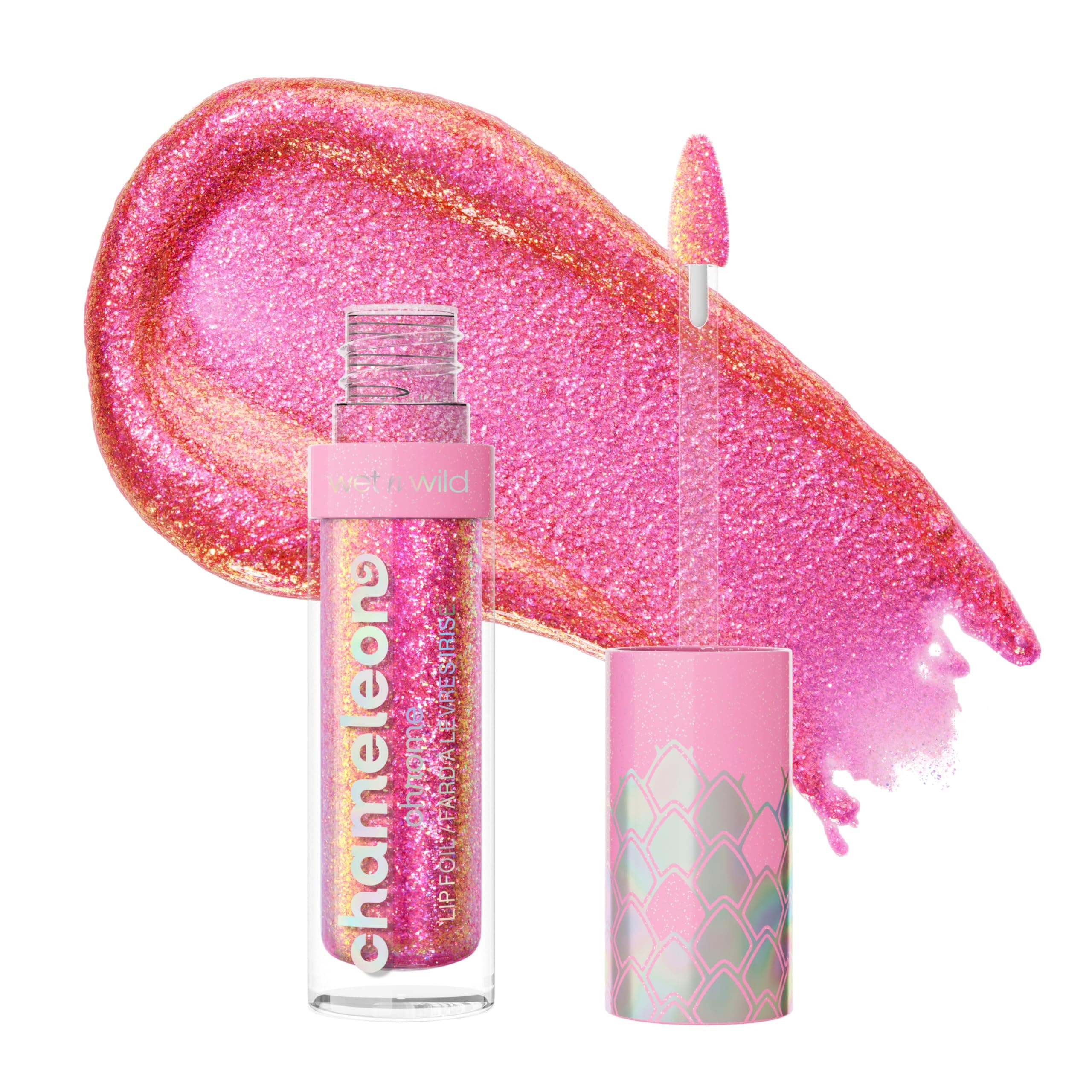 wet n wild Chameleon Chrome Lip Foil, Bold Light-Reflecting Pigments, Multidimensional Shine, Non-Sticky Smooth Formula,Vegan & Cruelty-Free - Halo's Way