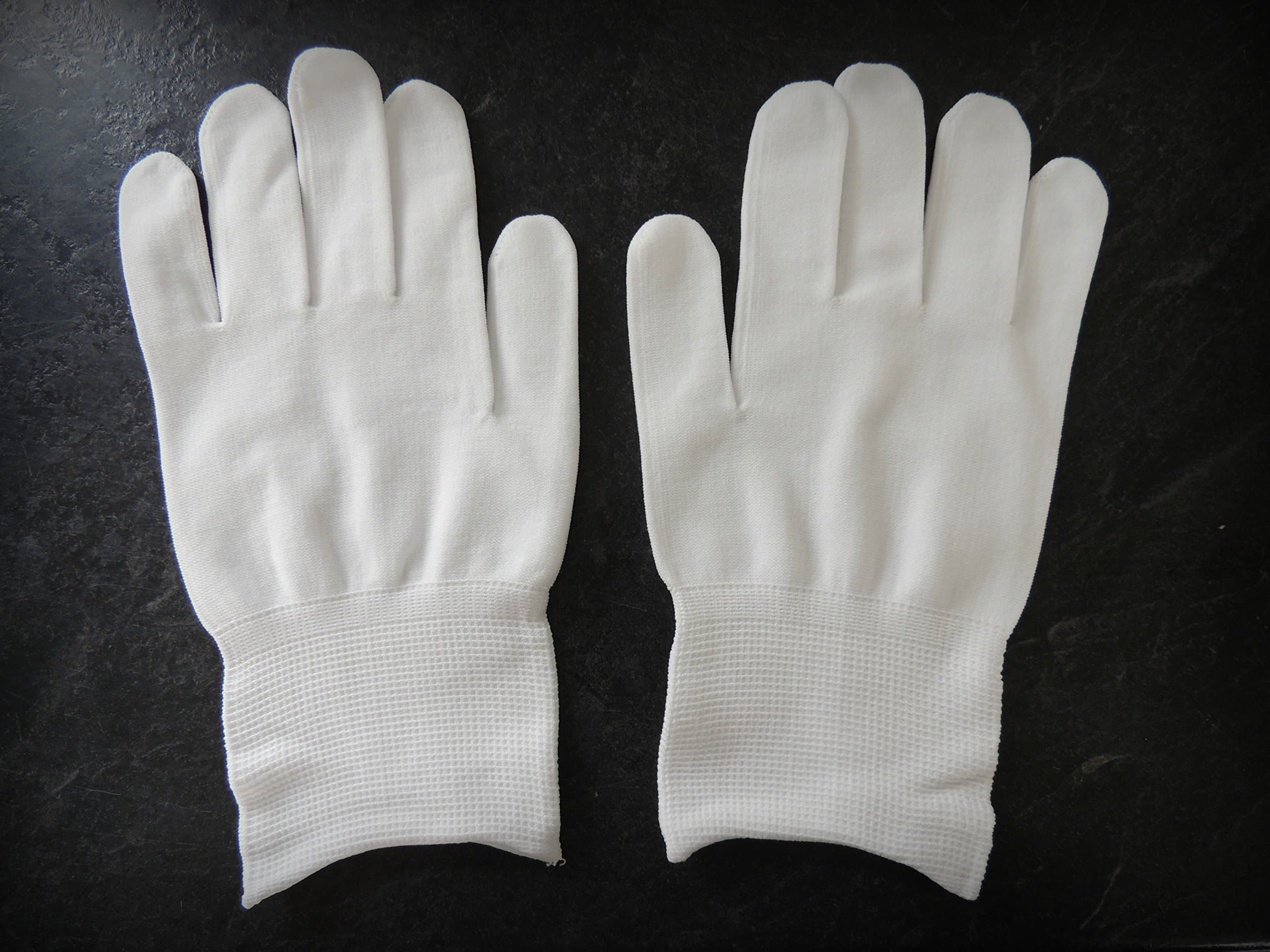 Archival Gloves (2 PAIRS) - Pro Lightweight Lint Free - For Handling Restoration Cleaning Archival Photographic Jewellery Antiques