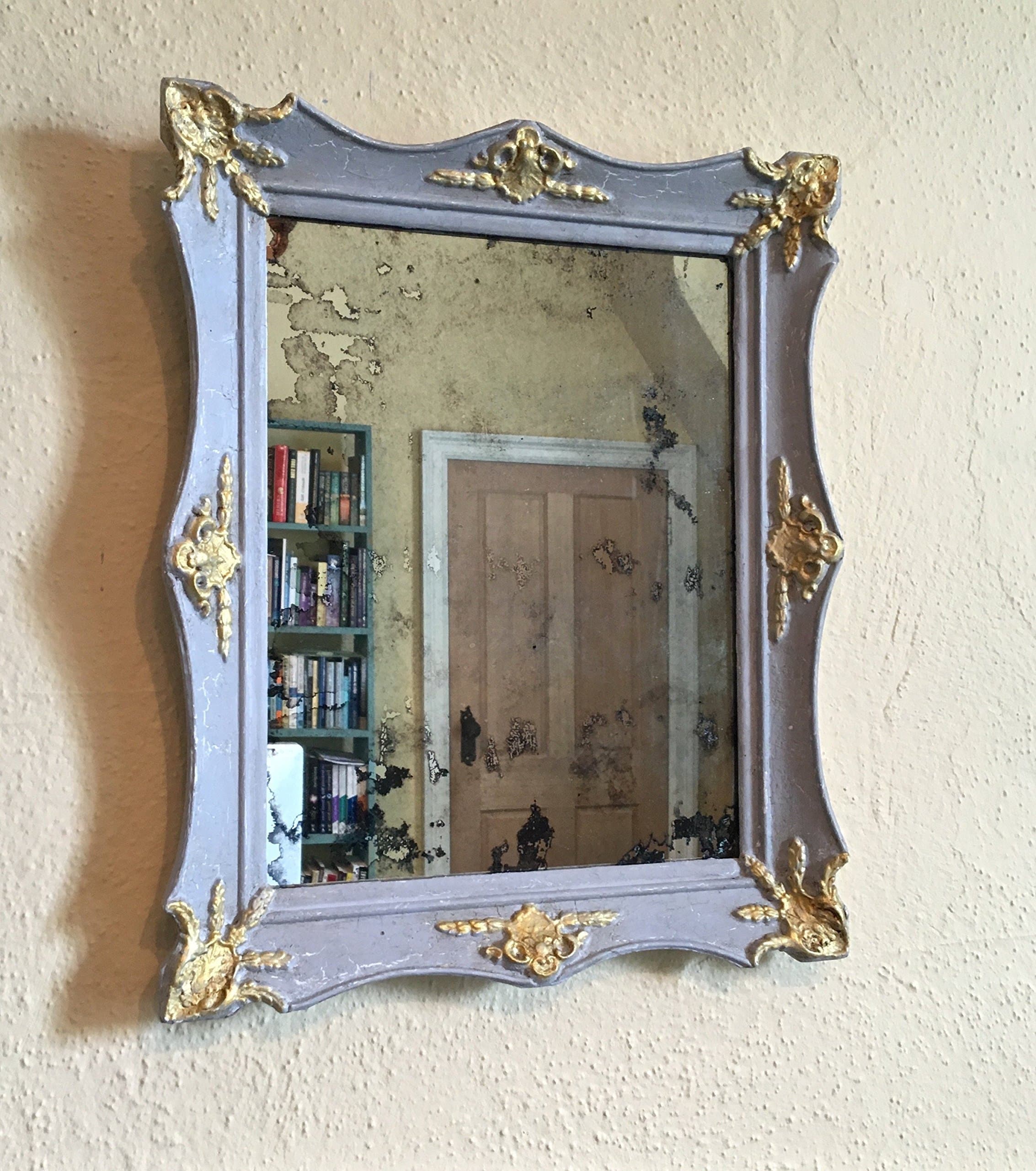 Beautifully Aged Mirror in French Baroque Style