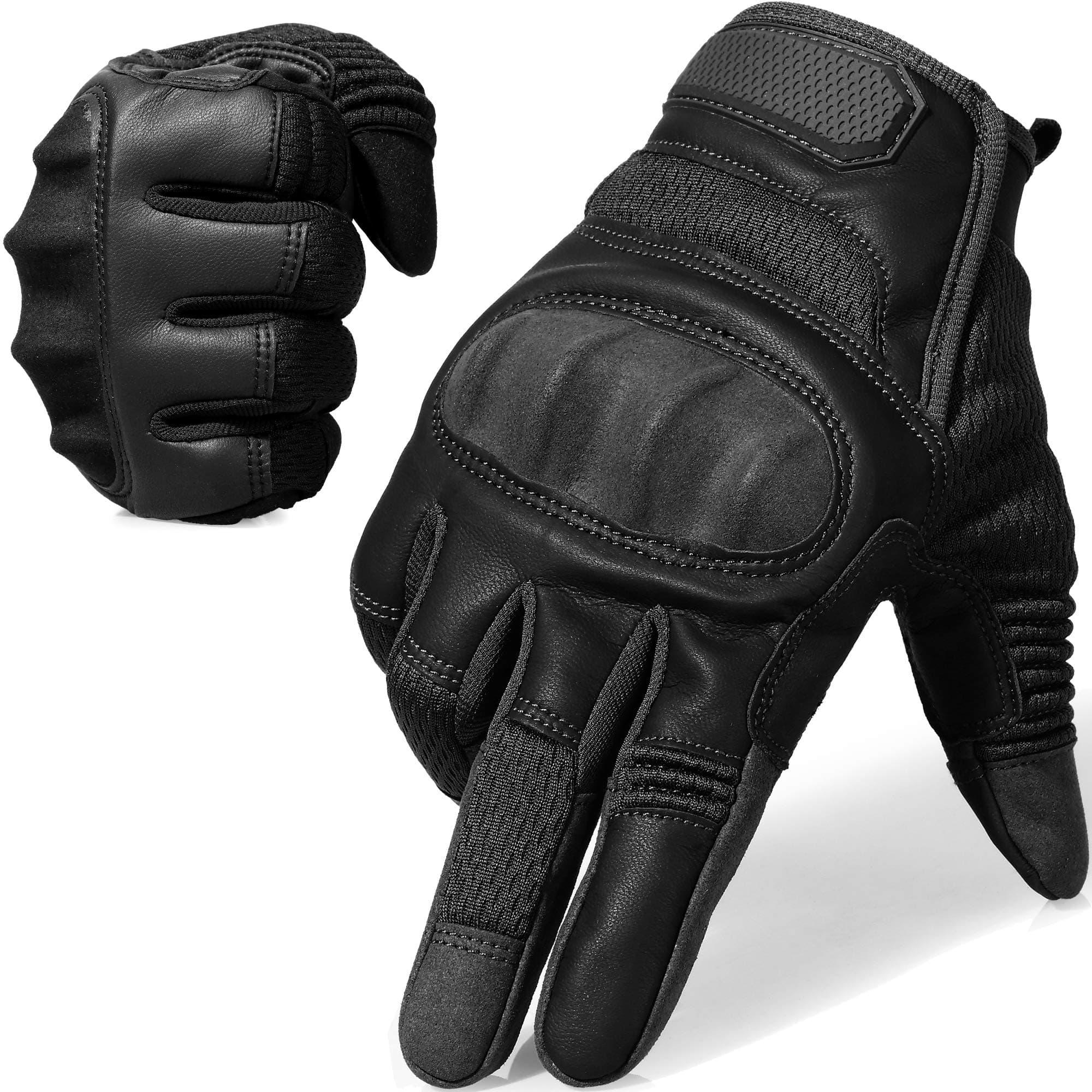 Motorcycle Gloves for Men - Ultimate Protection, Touchscreen Capable, Durable for Outdoor
