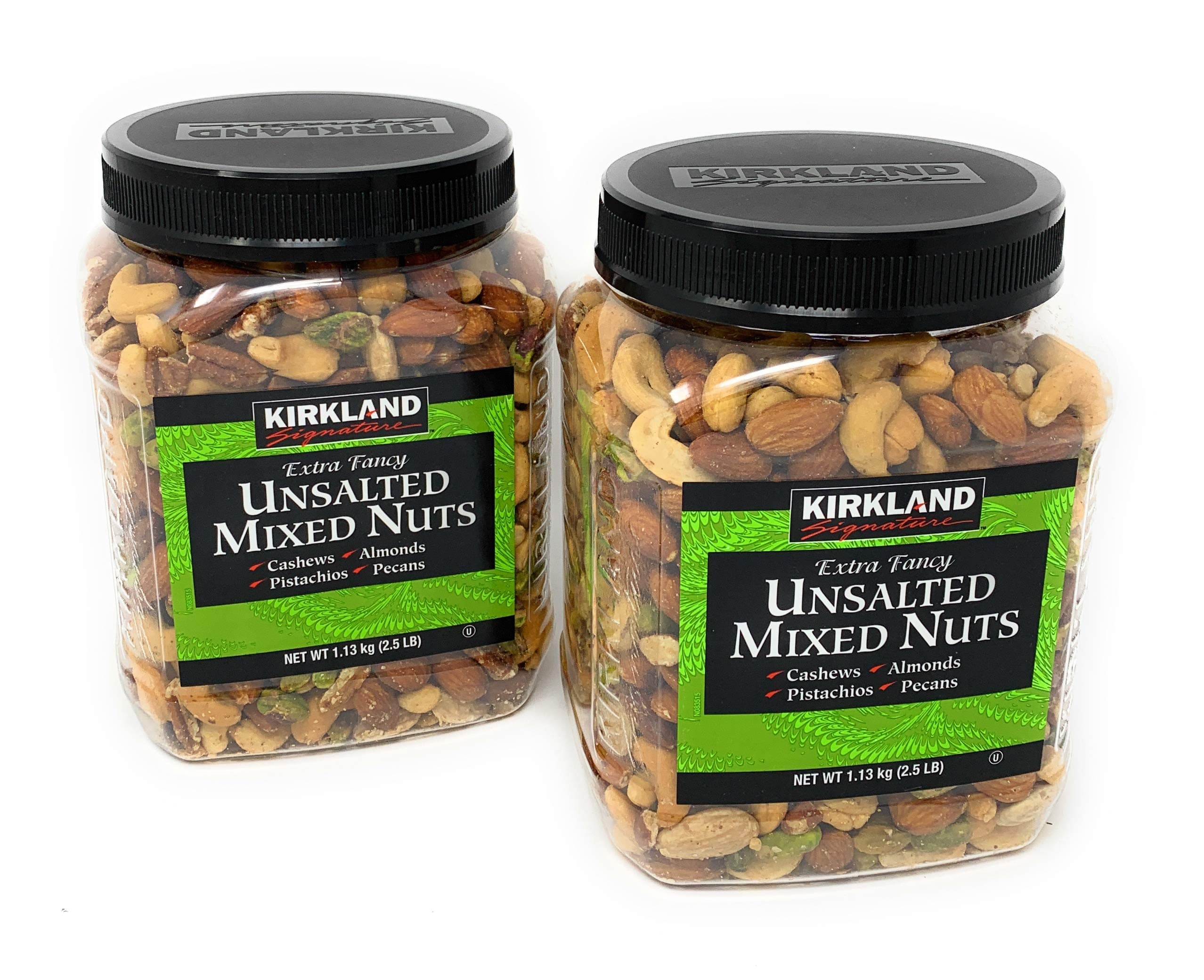 Signature Extra Fancy Unsalted Mixed Nuts, 40 Ounces (2 Pack)