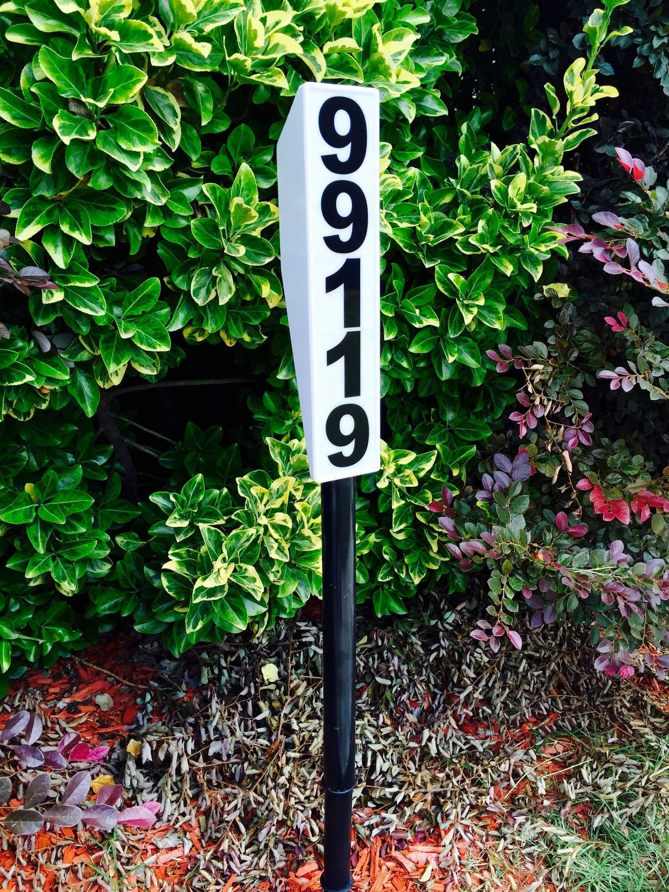 Solar Lighted Address Sign by Eternal Light | Personalized House Plaque Helps Emergency Responders Locate Your Home