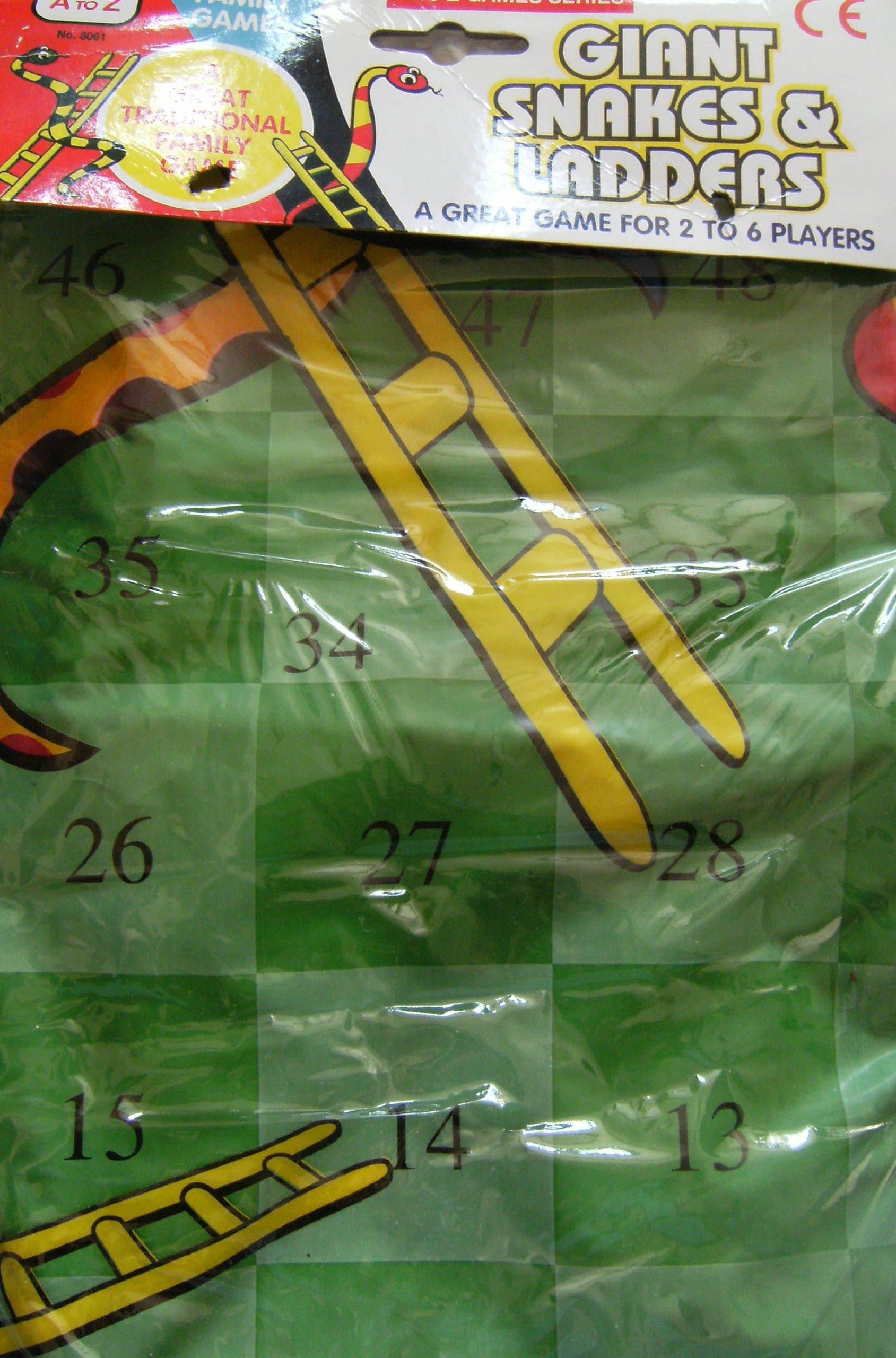 A to Z Giant Snakes And Ladders Game