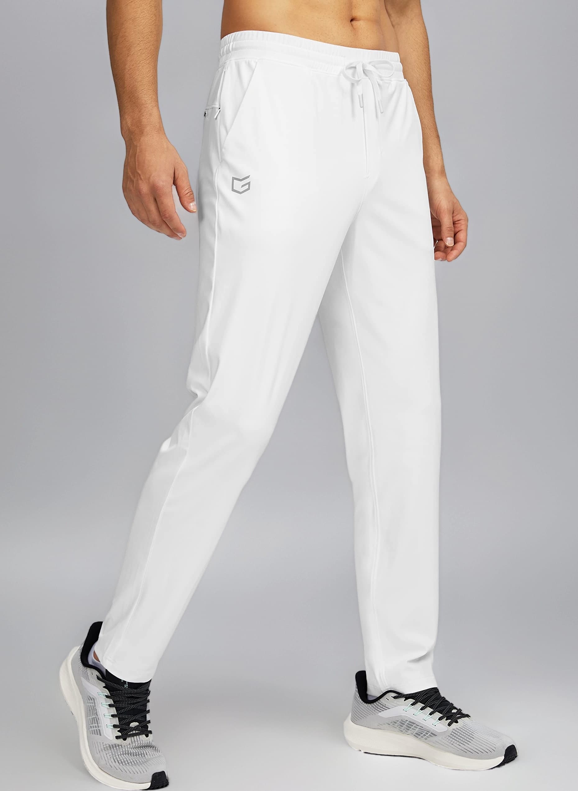 G Gradual Mens Sweatpants with 4 Pockets Tapered Track Athletic Slim Fit Pants for Running, Exercise, Workout, Gym