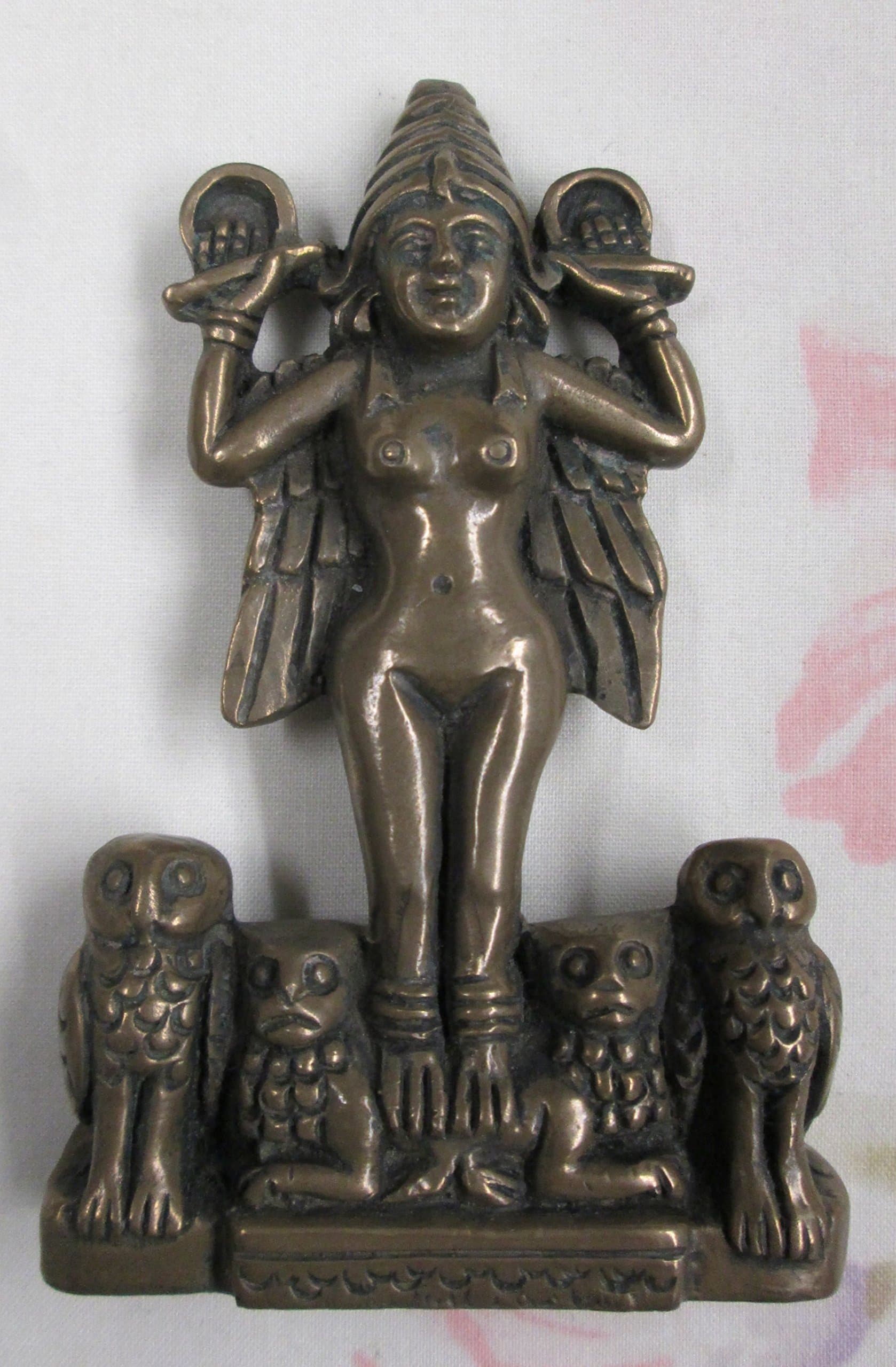 Lilith Sumerian Bird Goddess Museum Replica Pagan Statue Figure