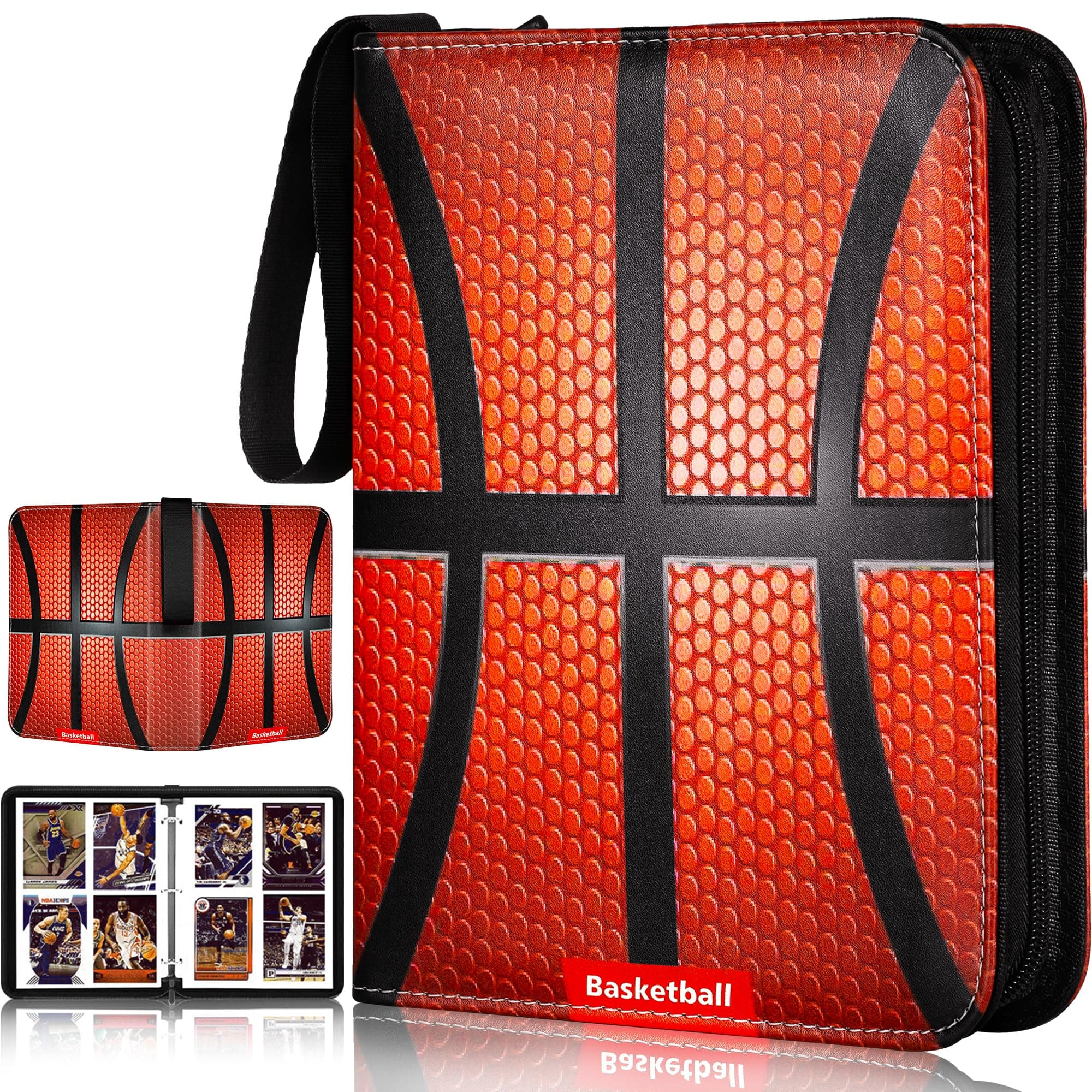 RONMONG Basketball Card Binder,2023 Sports Trading Card with Sleeves Holder Album,440 Pockets Basketball Card Holder Sheets Display Storage Protectors for Collectors Boys and Girls Gift