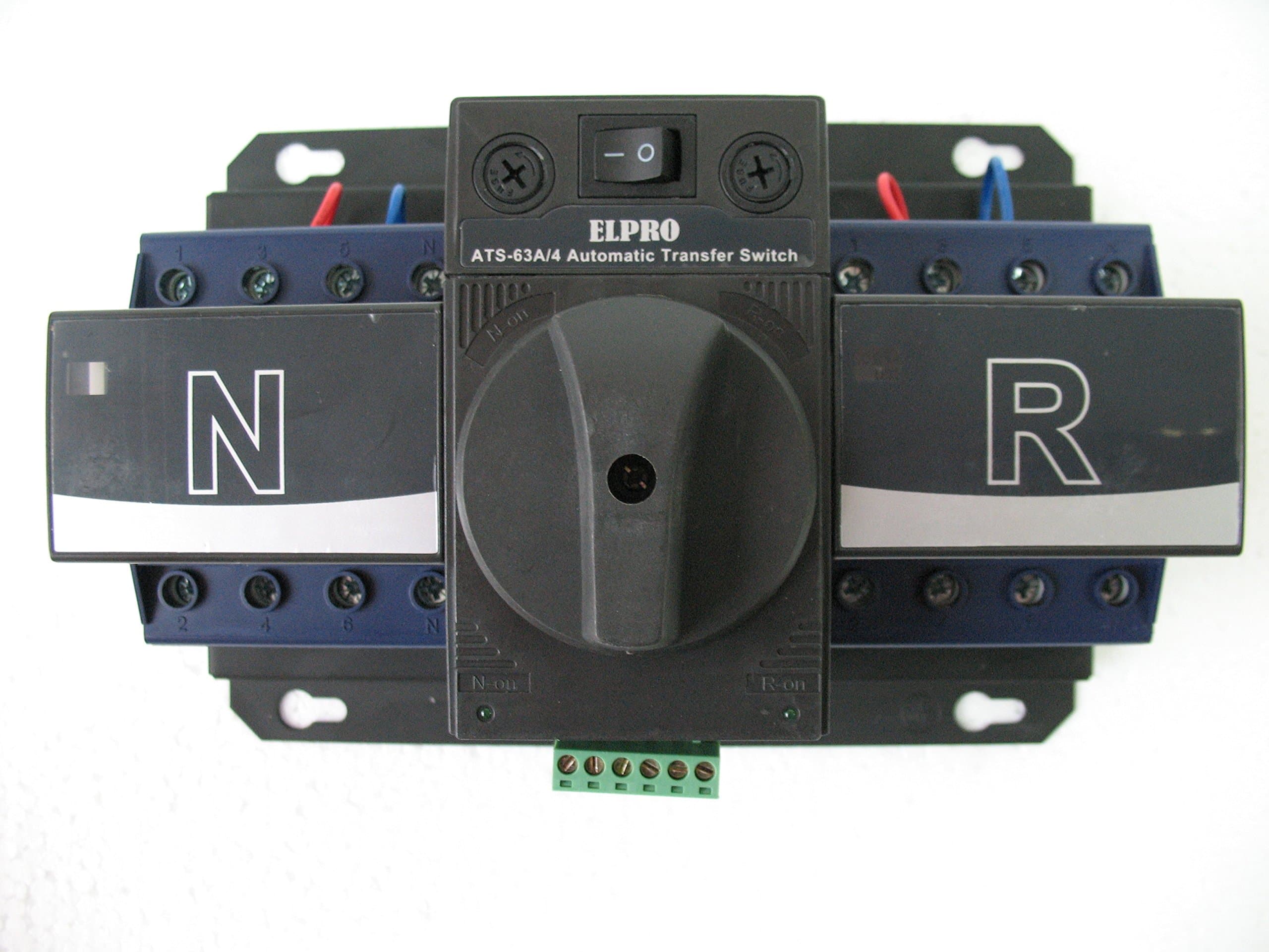 ELPRO ATS-63A, 120/208V 50-60Hz Automatic Transfer Changeover Switch, 1-3 phase, 4P