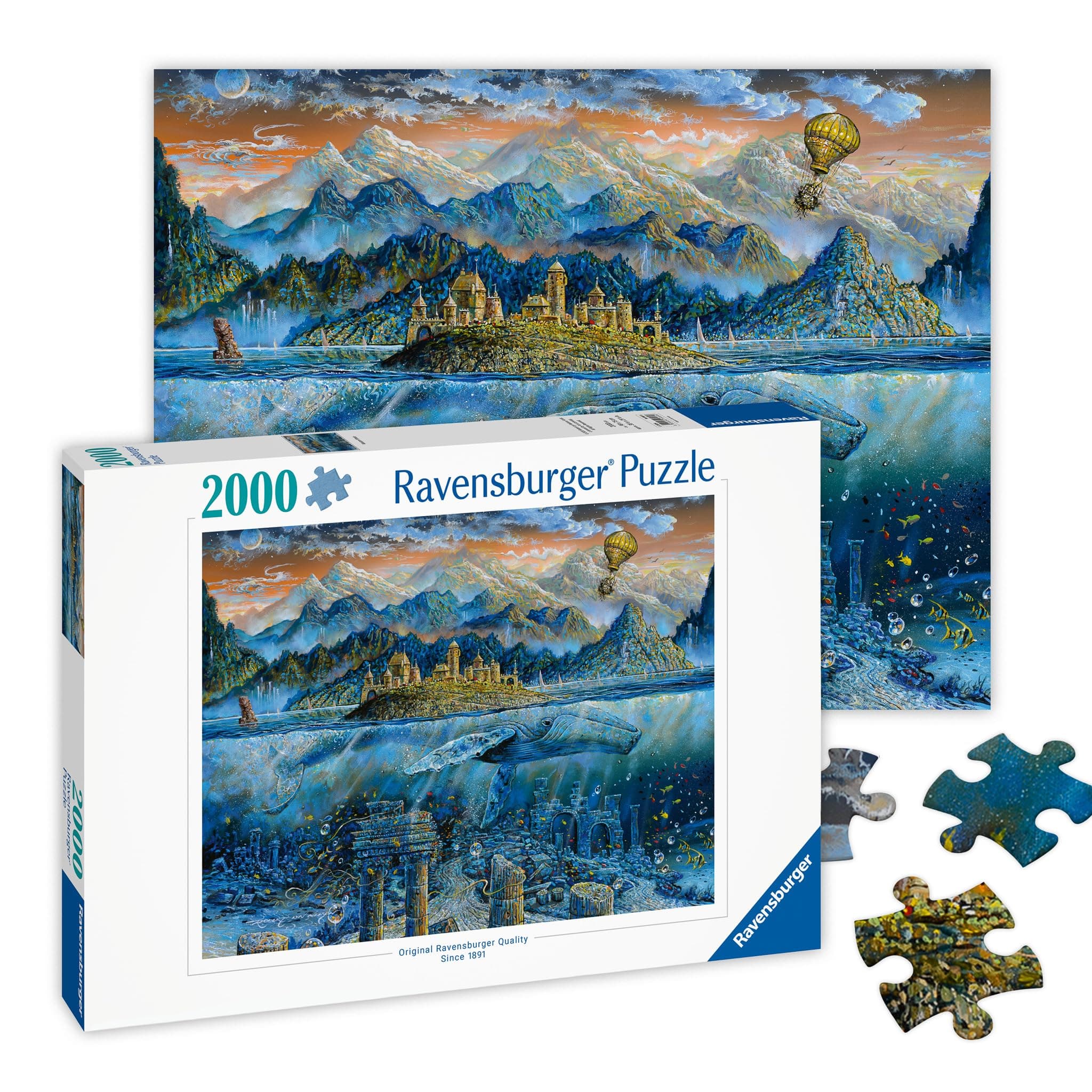 Ravensburger Puzzle - Wise Whale, 2.000 piese (16464)
