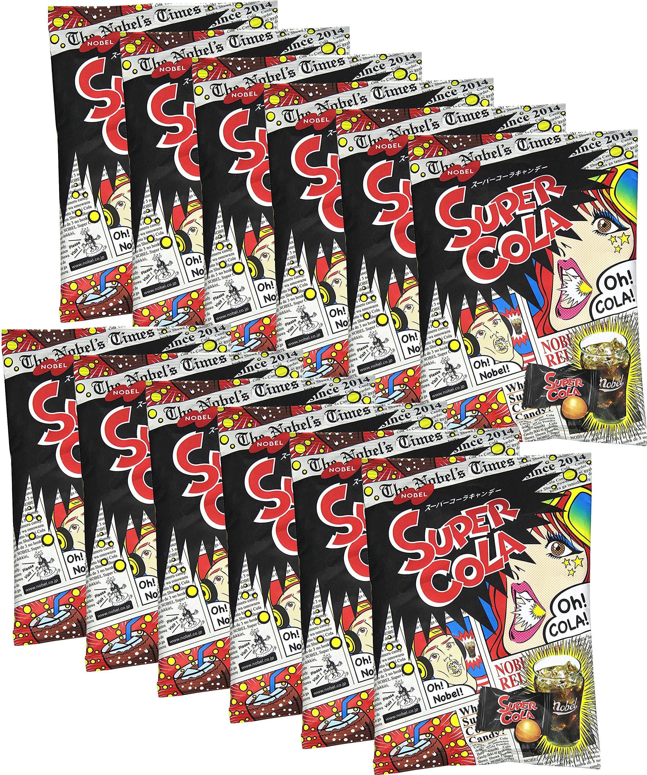 Nobel Super Cola Candy 3.1oz (12 Pack)