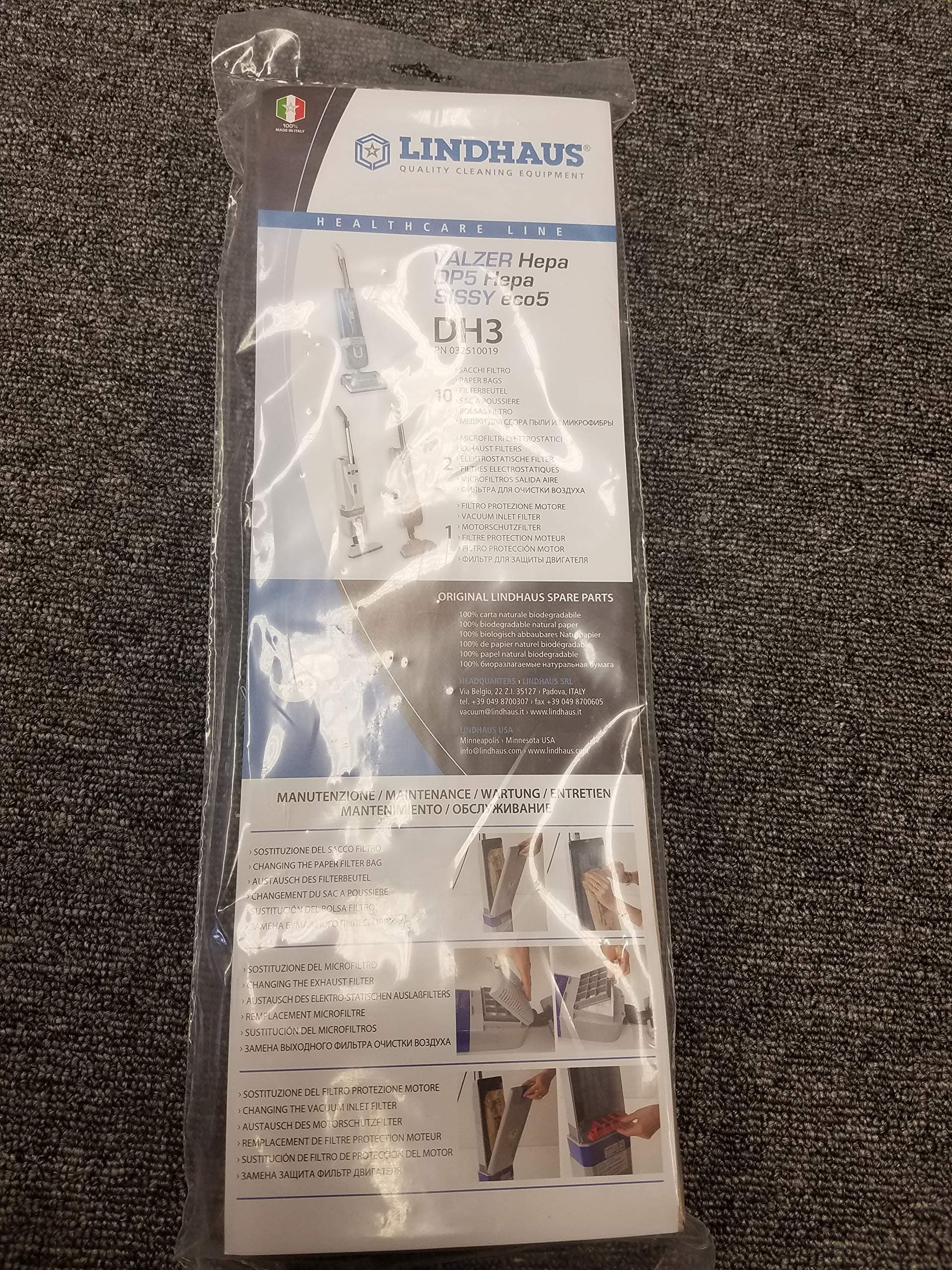 lindhausDH3 Paper Bags + Filters