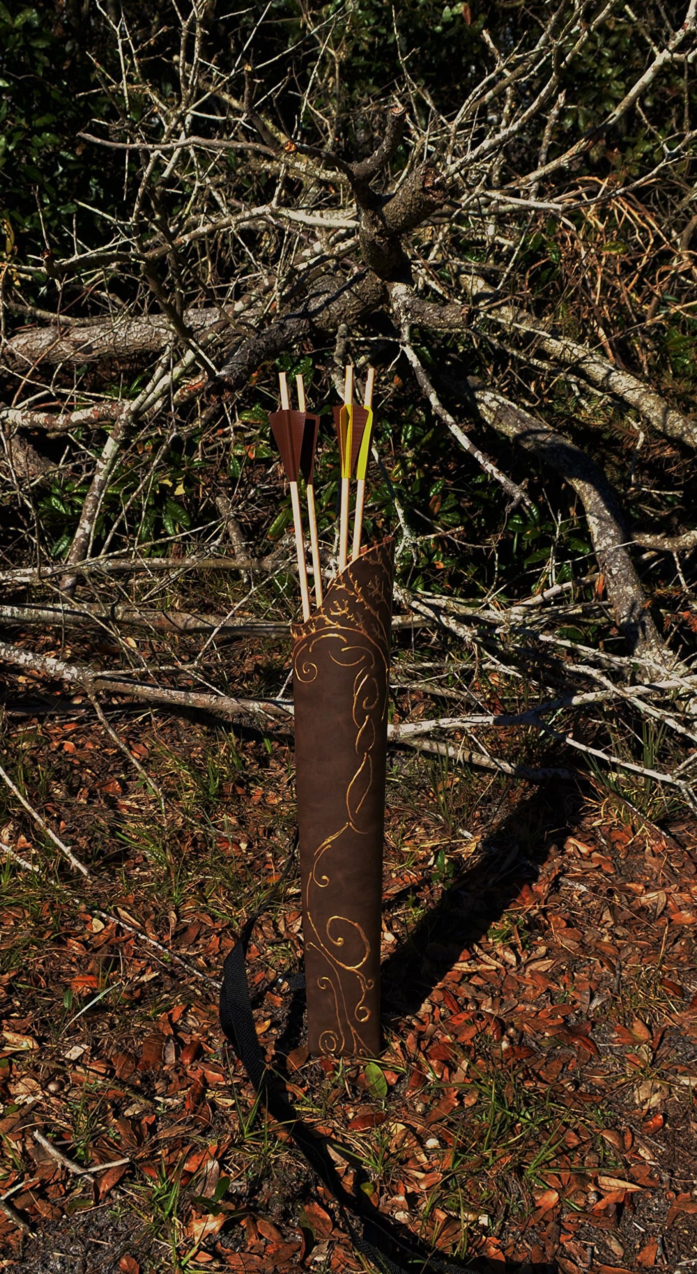 Woodland Elf Quiver and 4 Arrow set